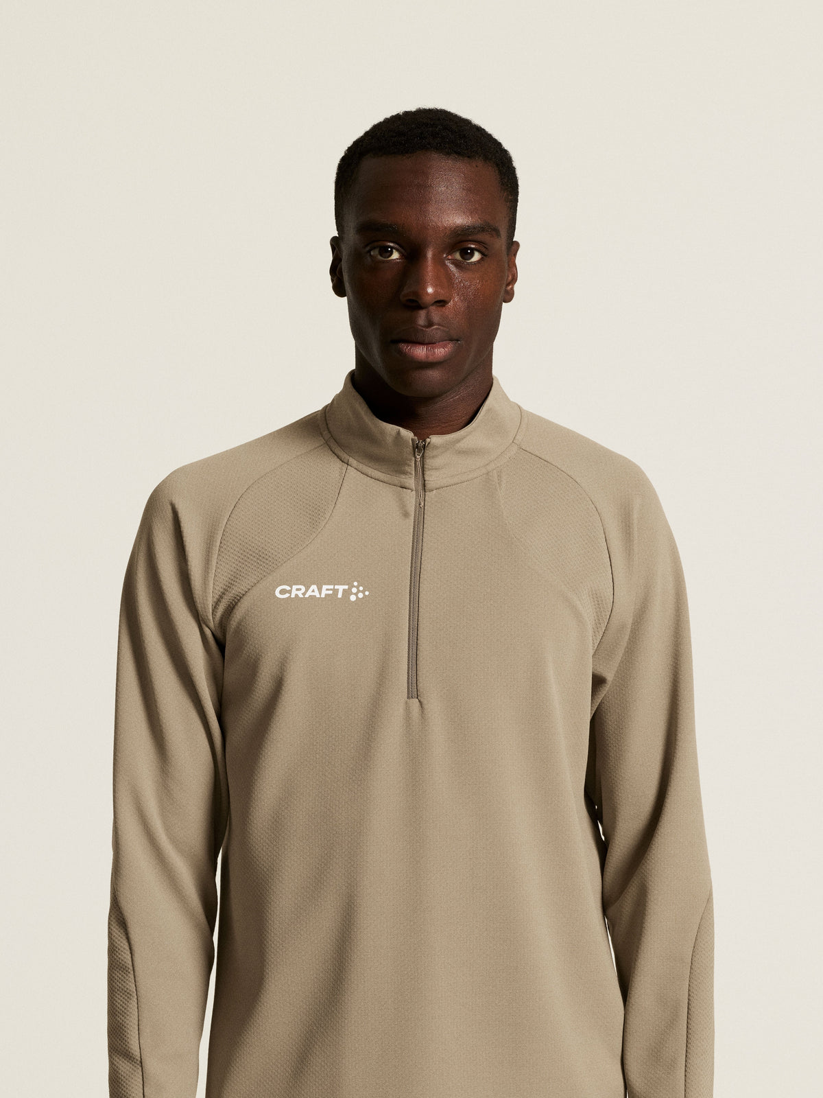 Craft Extend 2.0 Half Zip Herren in Beige, Detailansicht