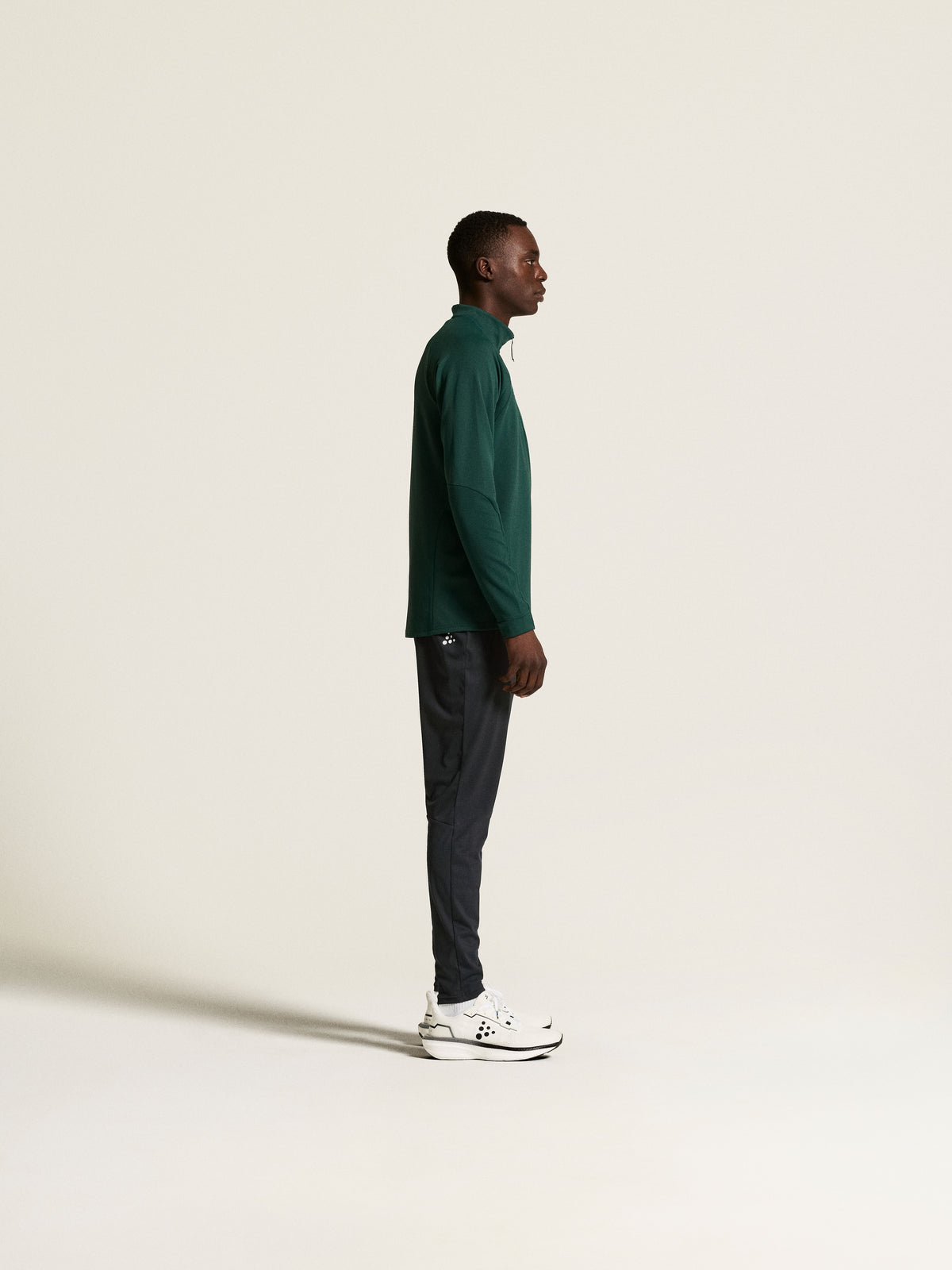 Craft Extend 2.0 Half Zip Herren in Dunkelgrün, Detailansicht