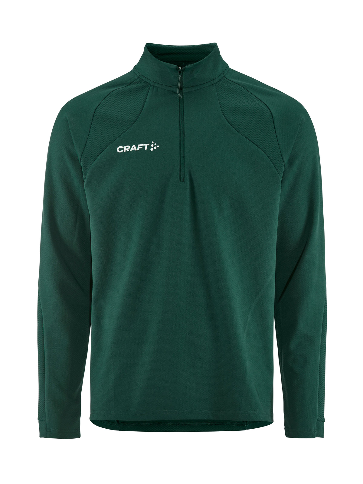Craft Extend 2.0 Half Zip Herren in Dunkelgrün, Vorderansicht