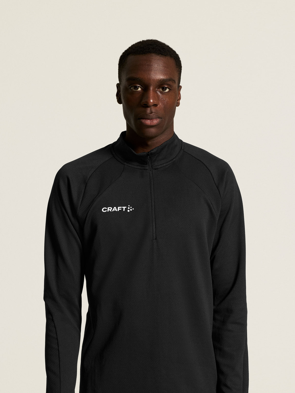 Craft Extend 2.0 Half Zip Herren in Schwarz, Detailansicht
