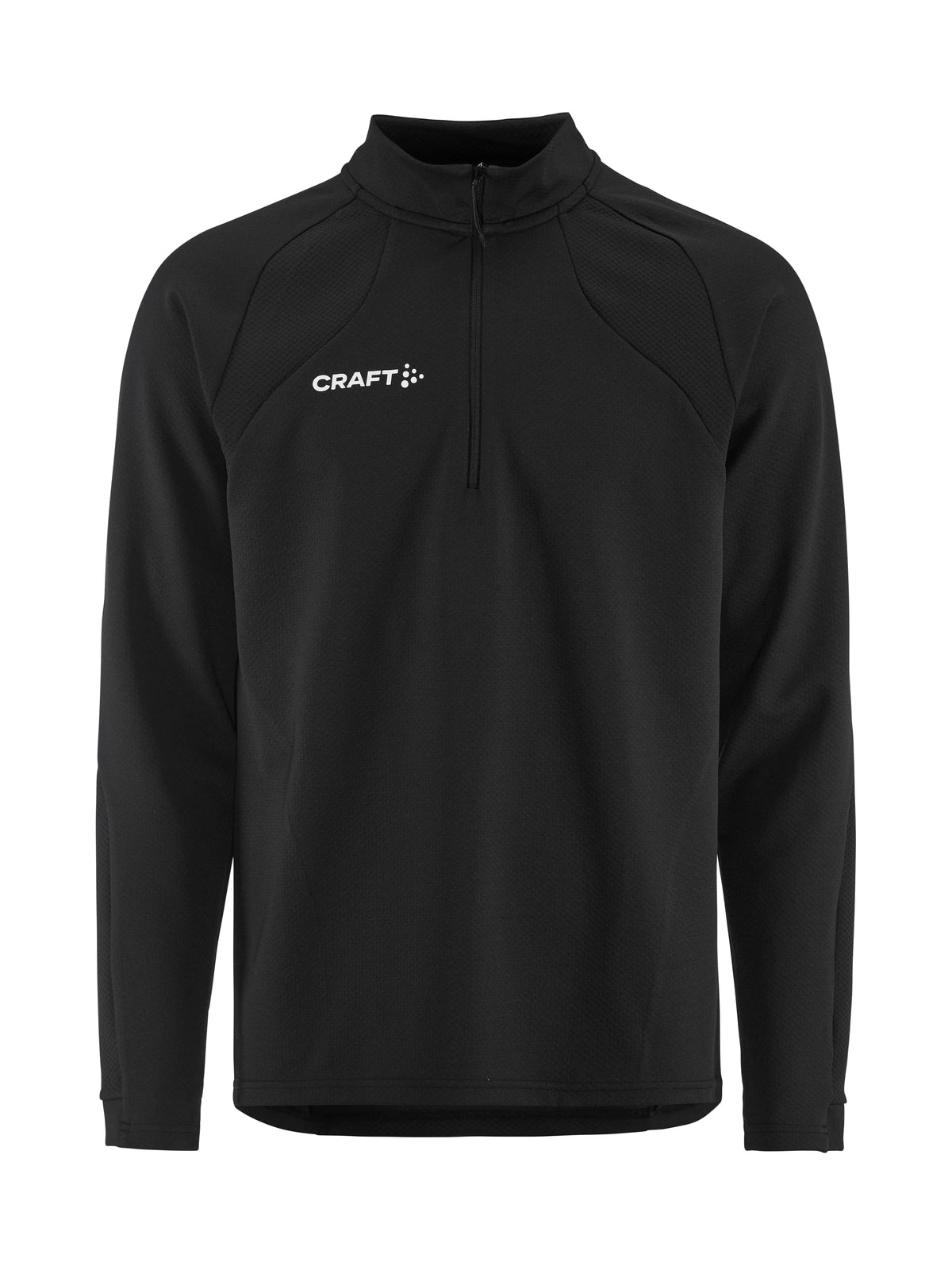 Craft Extend 2.0 Half Zip Herren in Schwarz, Vorderansicht
