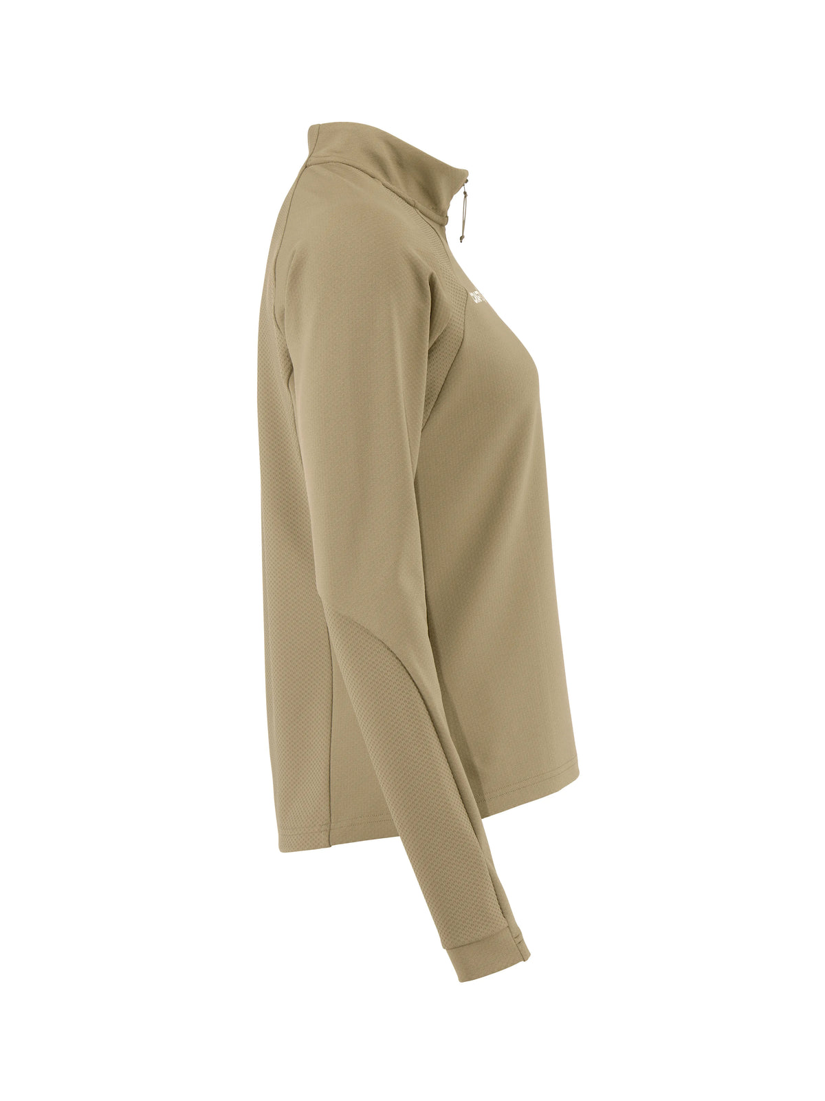Craft Extend 2.0 Half Zip Damen in Beige, Seitenansicht rechts