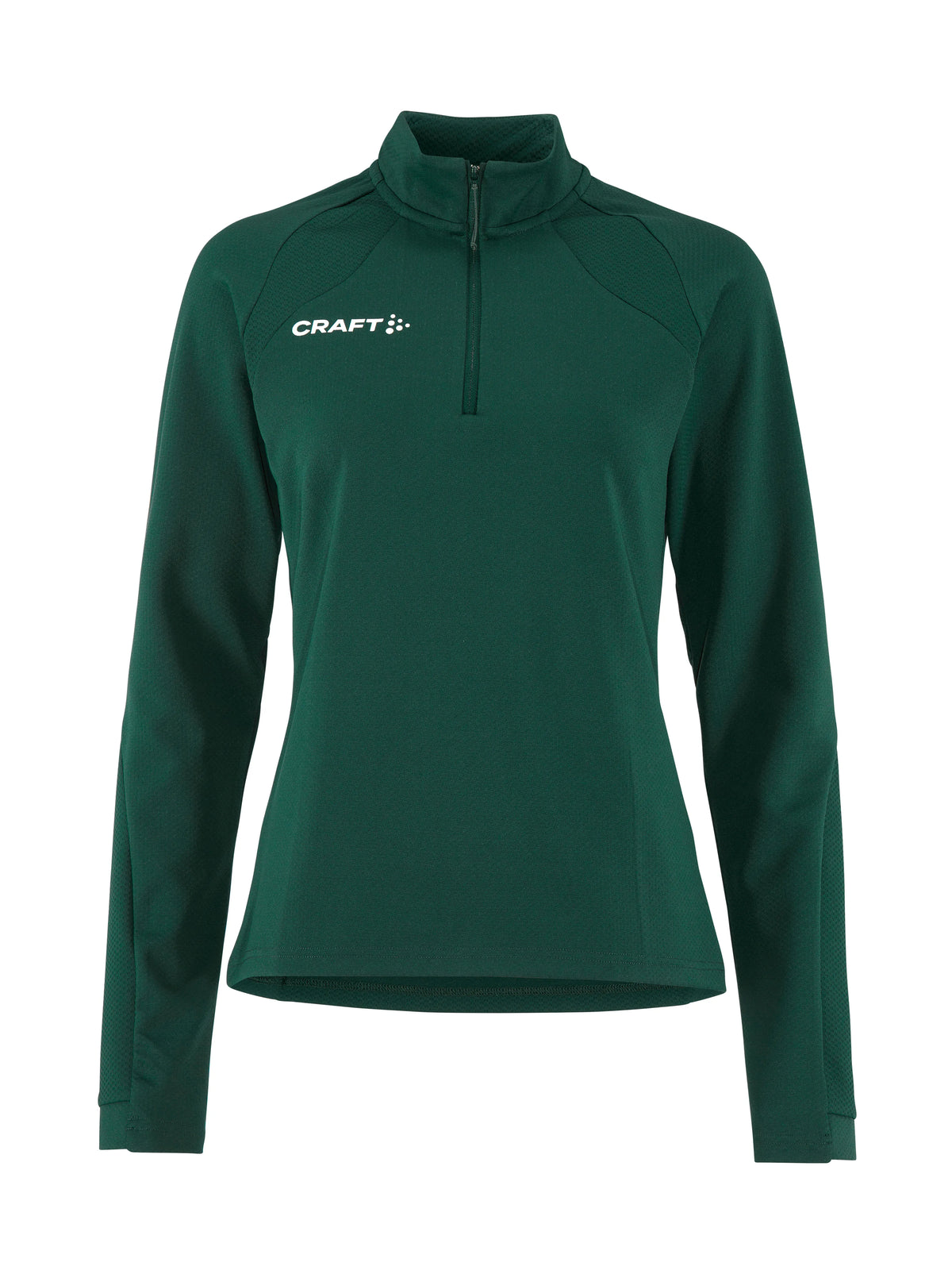 Craft Extend 2.0 Half Zip Damen in Dunkelgrün, Vorderansicht