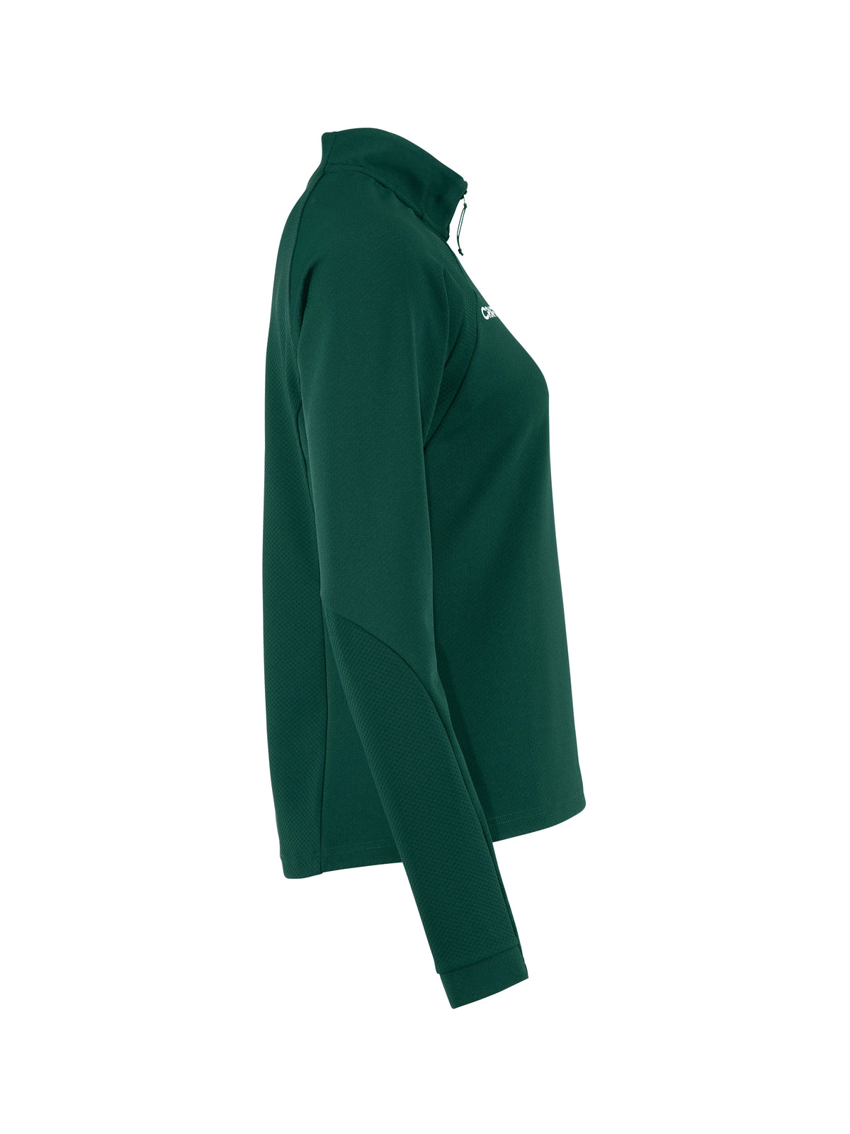 Craft Extend 2.0 Half Zip Damen in Dunkelgrün, Seitenansicht rechts