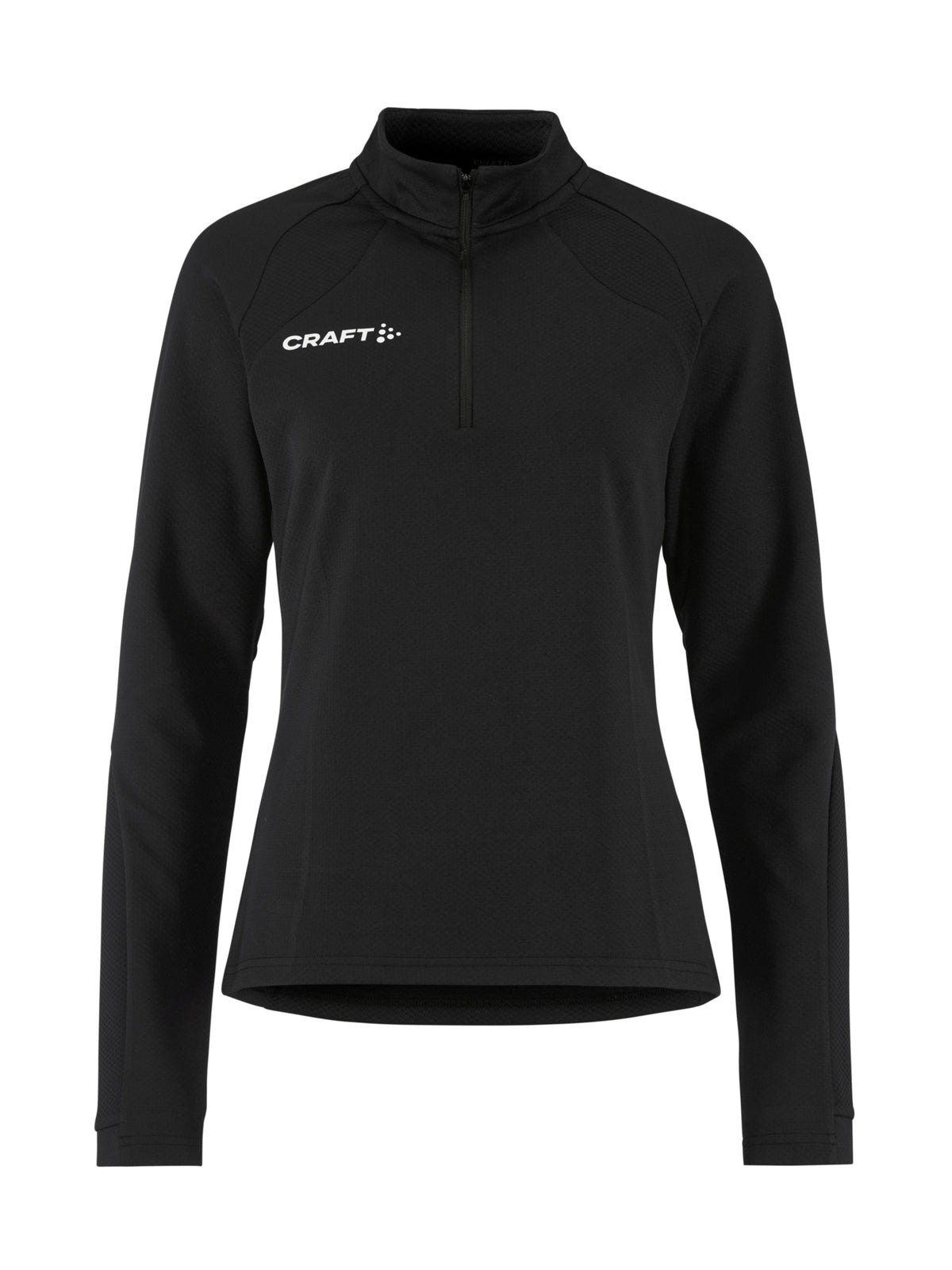 Craft Extend 2.0 Half Zip Damen in Schwarz, Vorderansicht