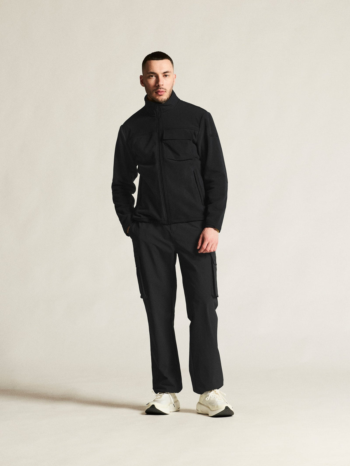 Craft Urban Cargo Pants Herren in Schwarz, Detailansicht