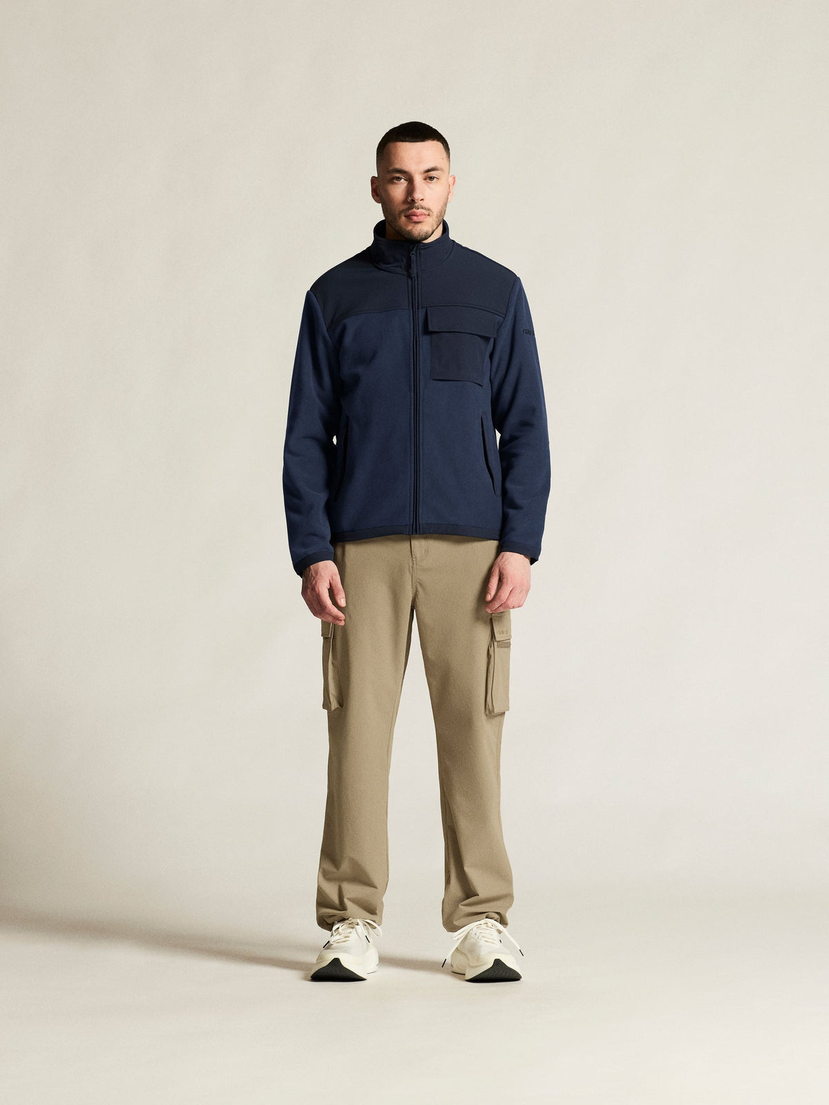 Craft Urban Fleece Jacket Herren in Dunkelblau, Detailansicht