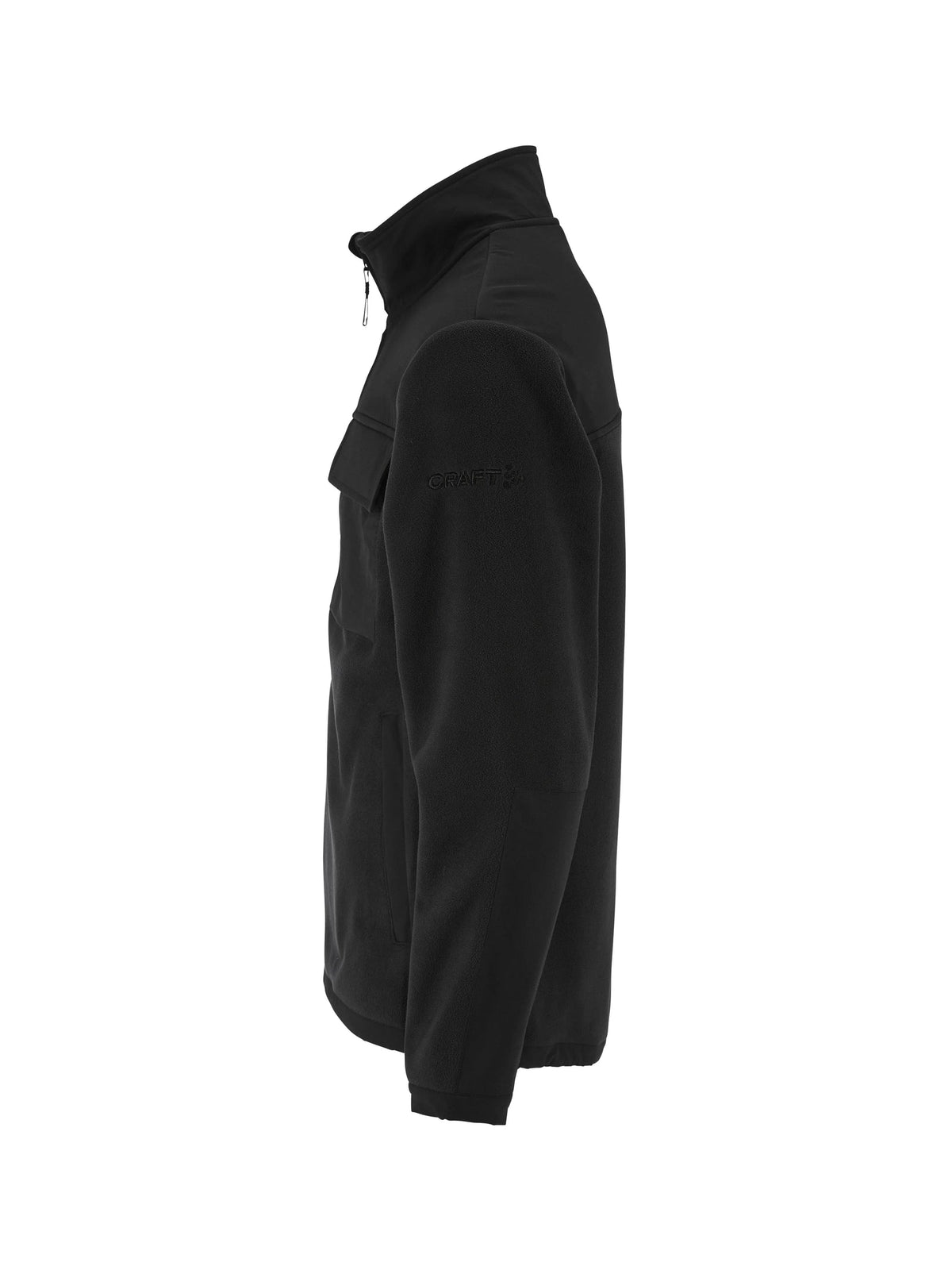 Craft Urban Fleece Jacket Herren in Schwarz, Seitenansicht links