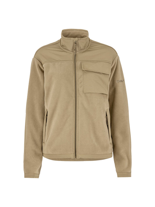 Craft Urban Fleece Jacket Damen in Beige, Vorderansicht