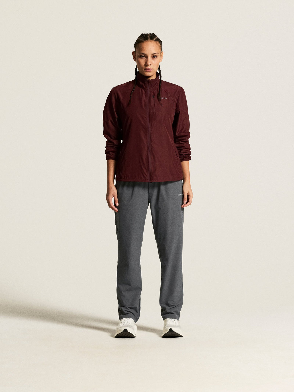 Craft Essence Training Pants 3 Damen in Grau, Detailansicht