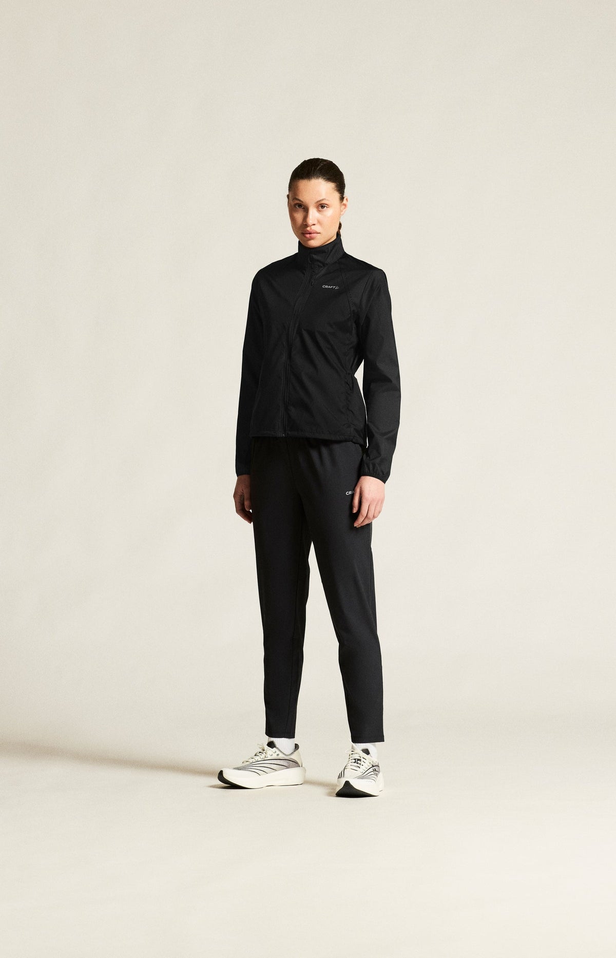 Craft Essence Training Pants 3 Damen in Schwarz, Detailansicht