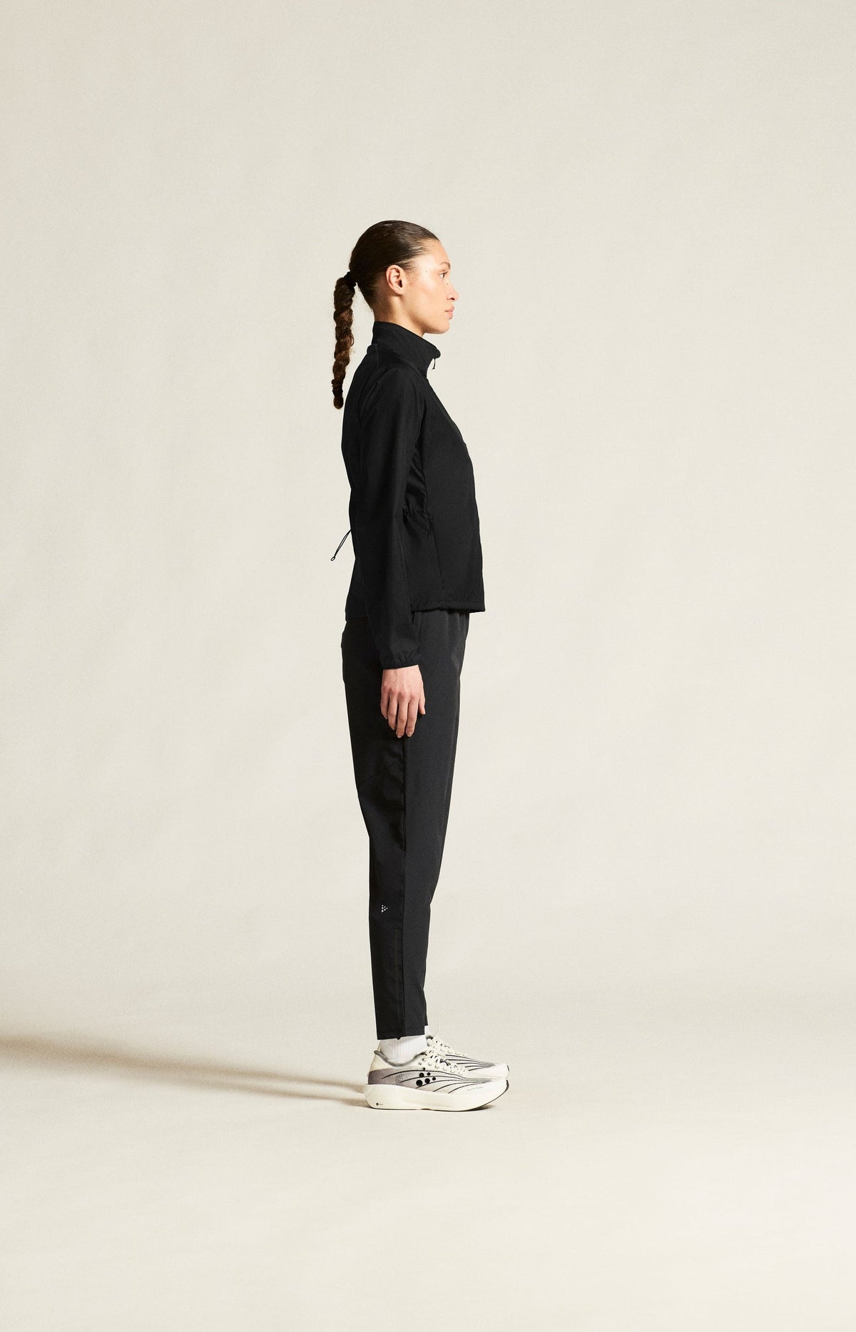 Craft Essence Training Pants 3 Damen in Schwarz, Detailansicht