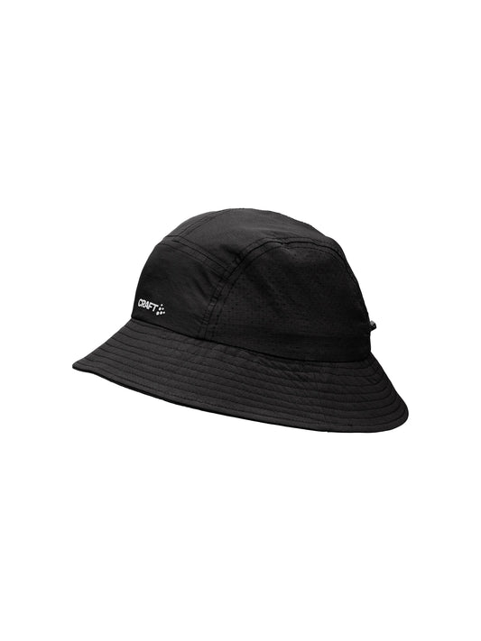 Craft Hypervent Bucket Hat in Schwarz, Vorderansicht
