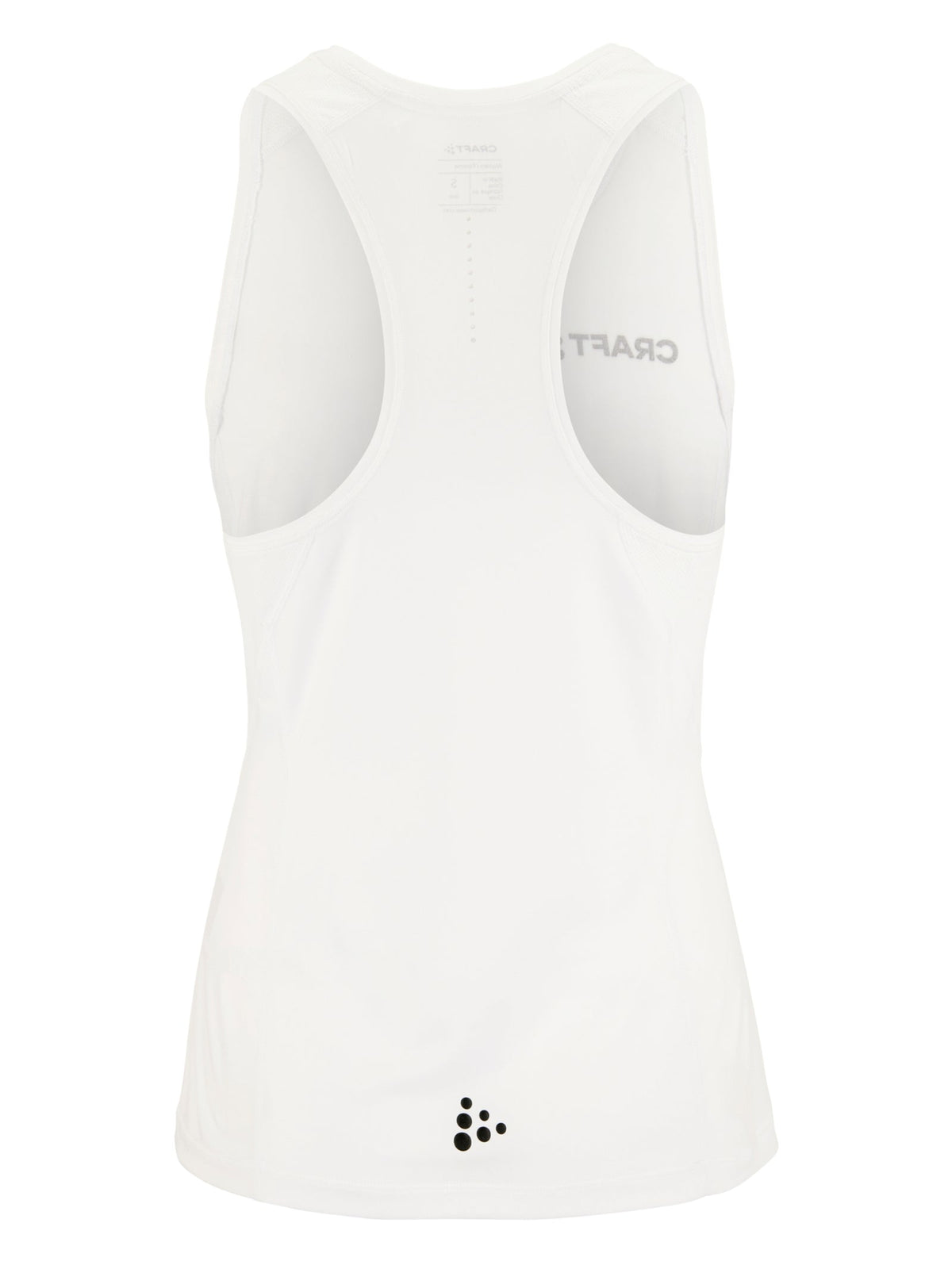 Craft Ability Singlet Damen in Weiss, Rückansicht