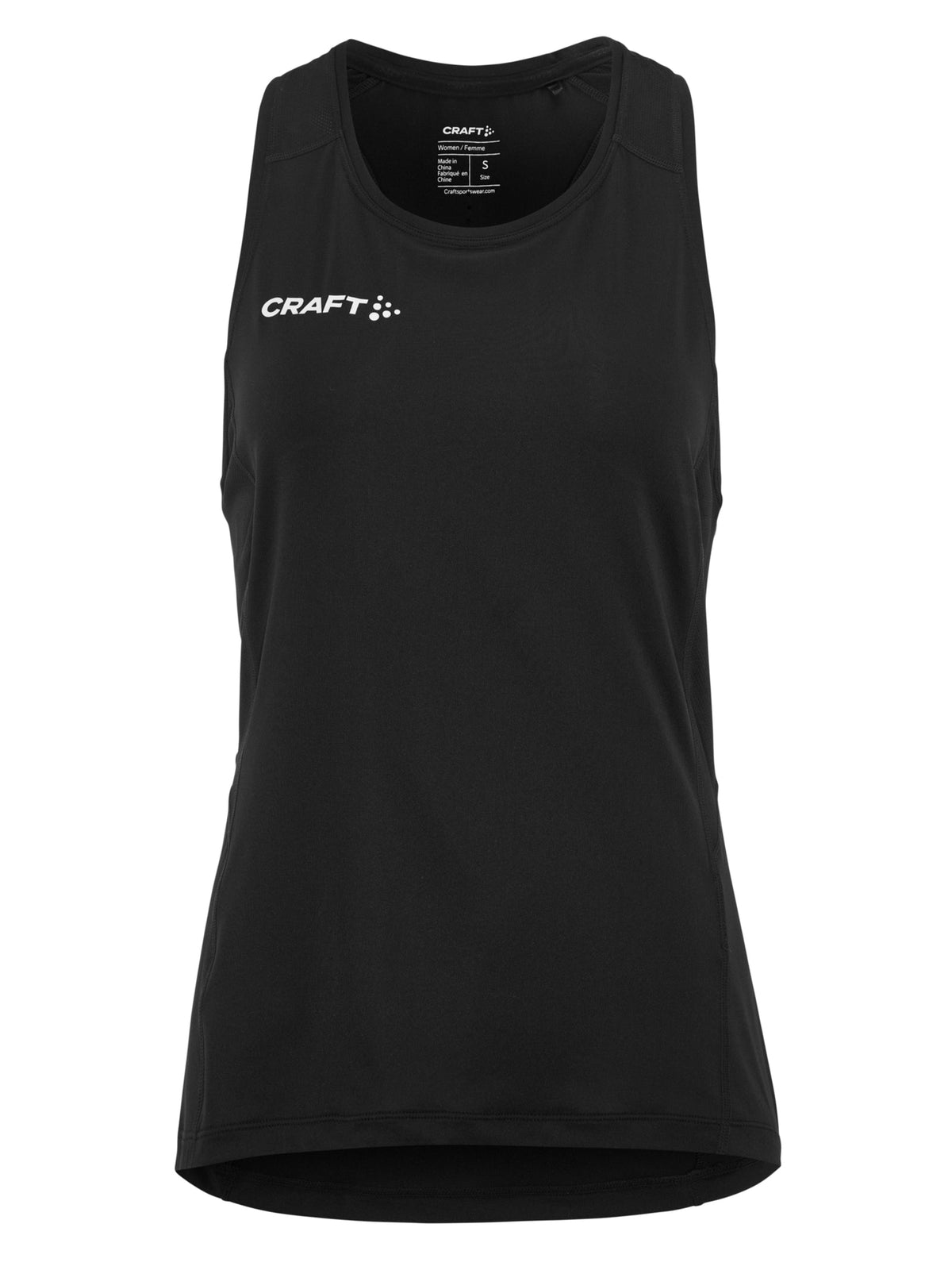 Craft Ability Singlet Damen in Schwarz, Vorderansicht