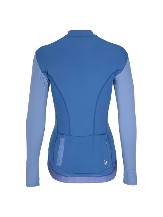 Craft Endur Training LS Jersey Damen in Blau, Rückansicht