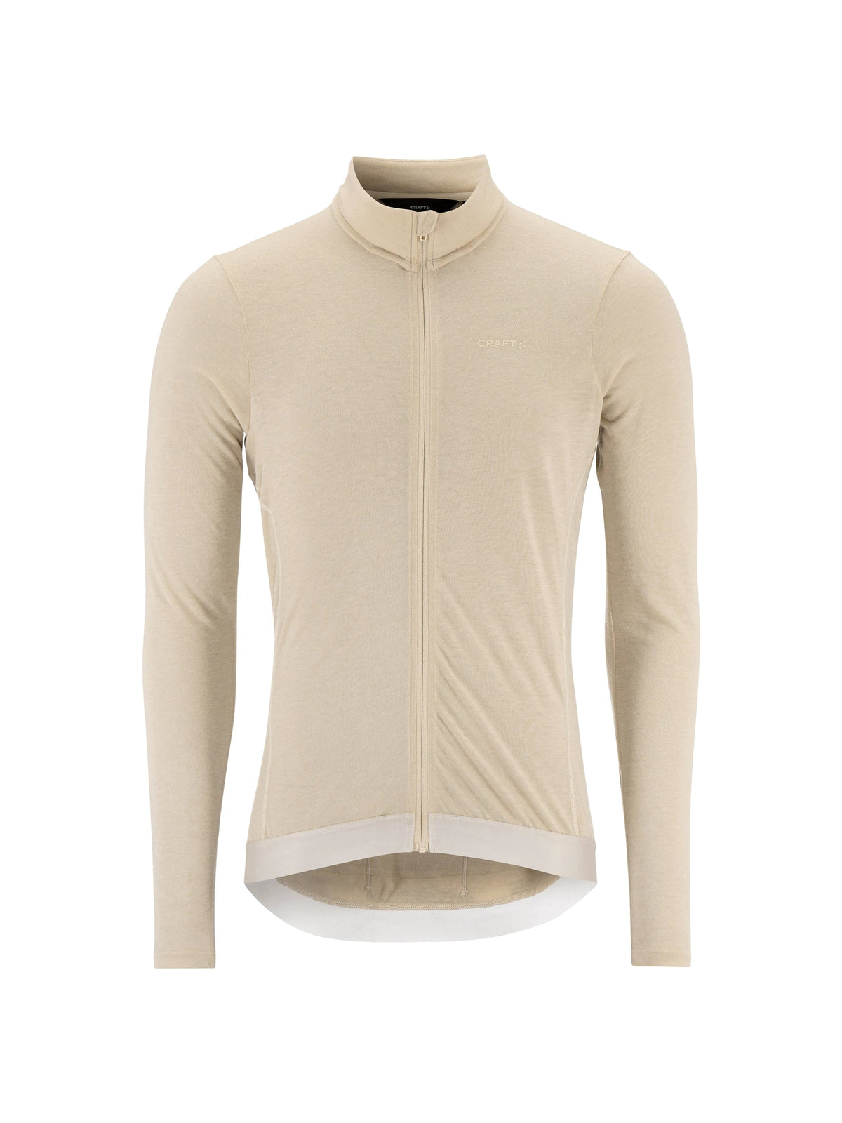 Craft SubZ Wool LS Jersey Herren in Sand meliert, Vorderansicht