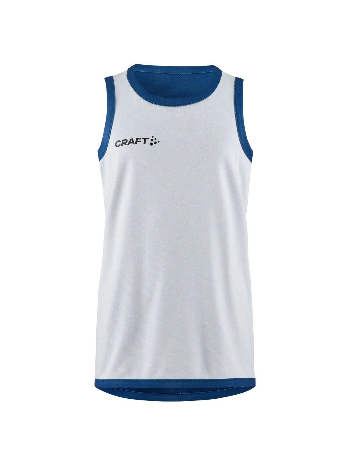 Craft Basket 2.0 Reversible Singlet Junior in Kobaltblau/Weiss, Vorderansicht