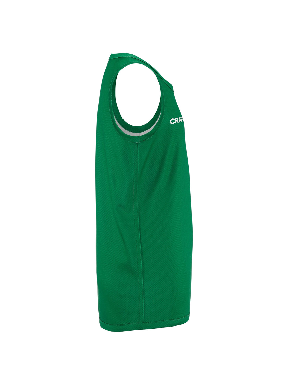 Craft Basket 2.0 Reversible Singlet Junior in Grün/Weiss, Seitenansicht rechts
