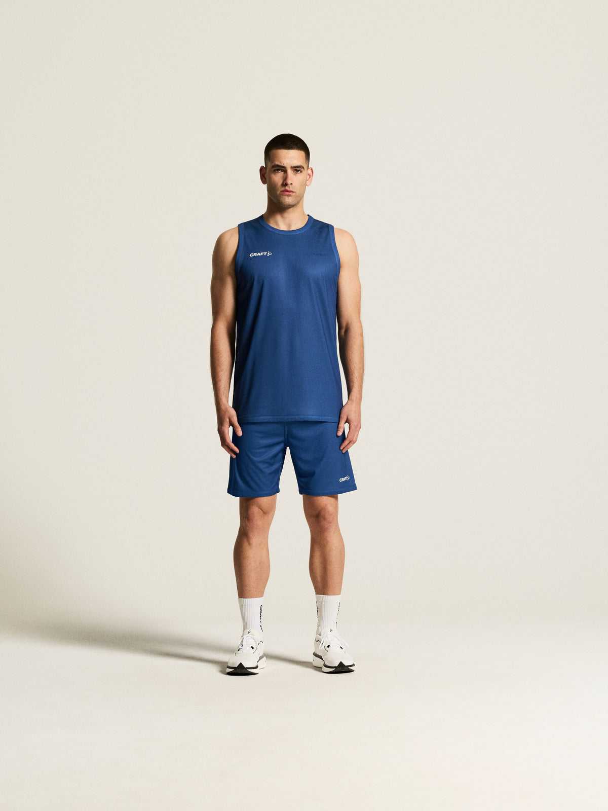 Craft Basket 2.0 Reversible Shorts Herren in Kobaltblau/Weiss, Detailansicht