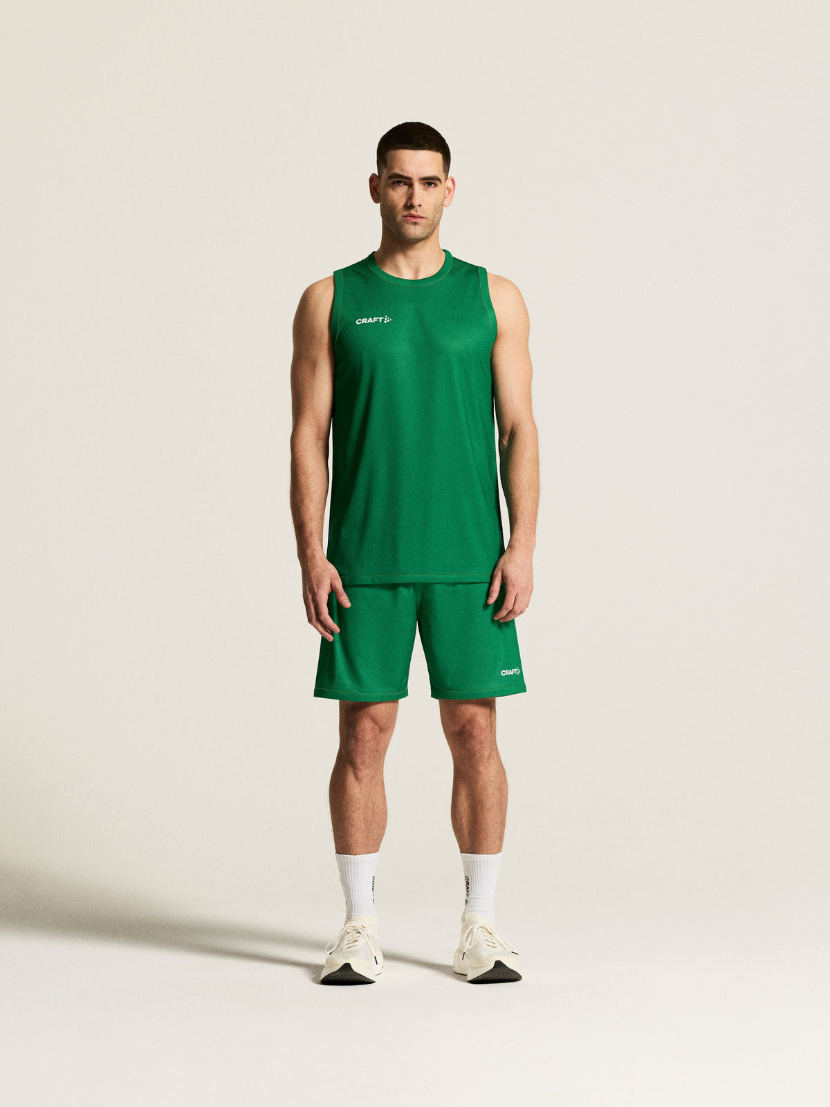 Craft Basket 2.0 Reversible Shorts Herren in Grün/Weiss, Detailansicht