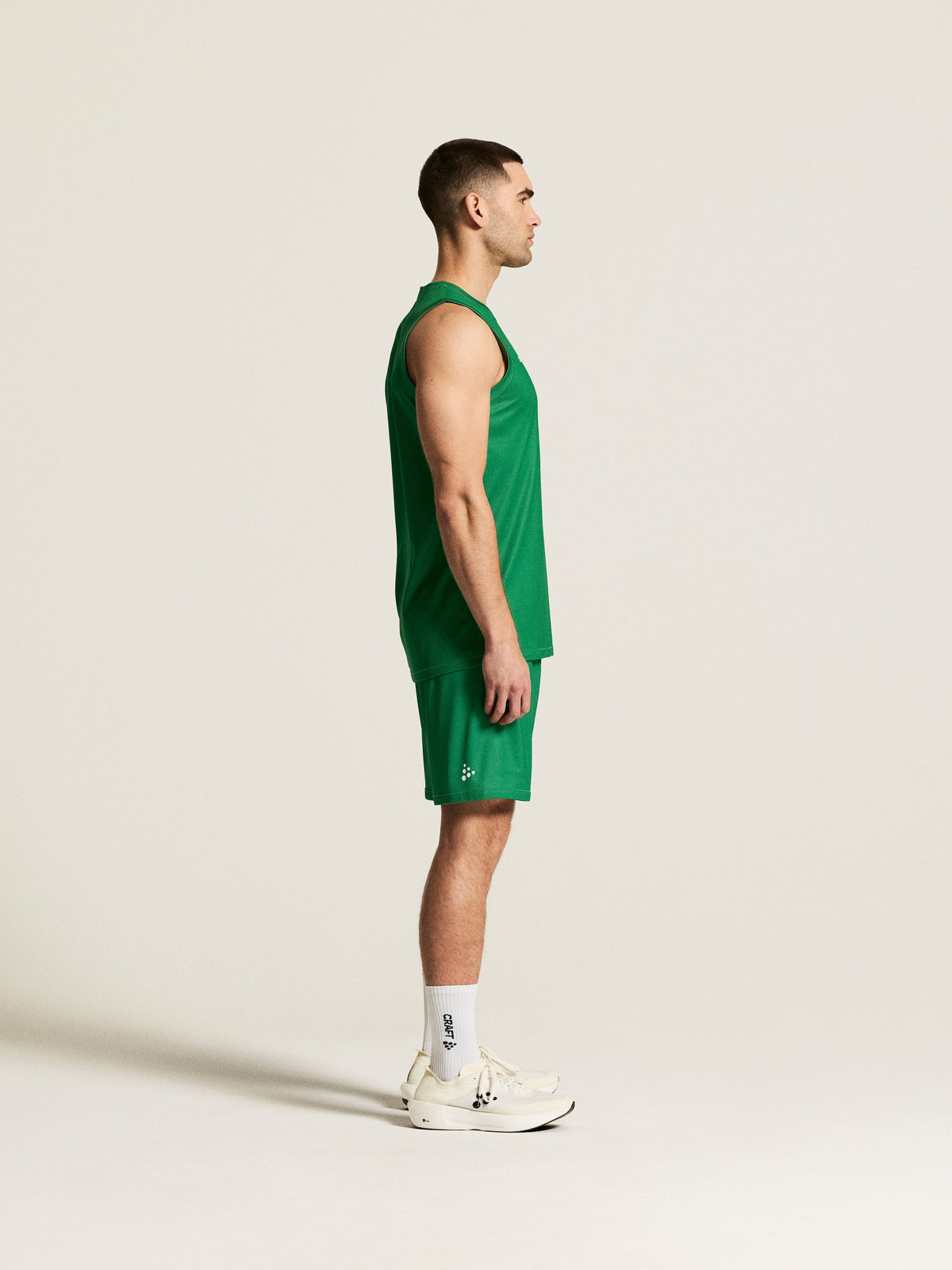 Craft Basket 2.0 Reversible Shorts Herren in Grün/Weiss, Detailansicht