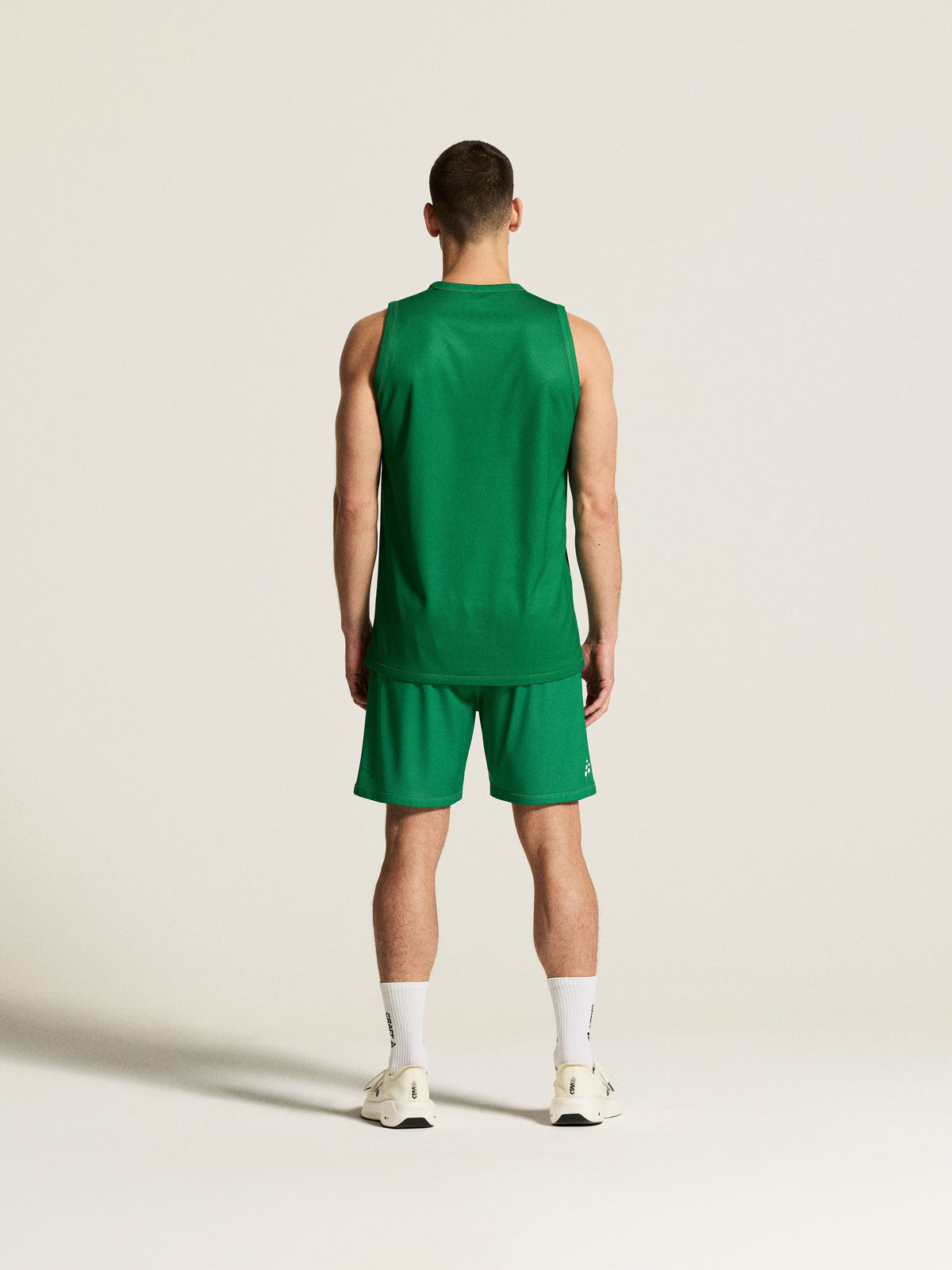 Craft Basket 2.0 Reversible Shorts Herren in Grün/Weiss, Detailansicht