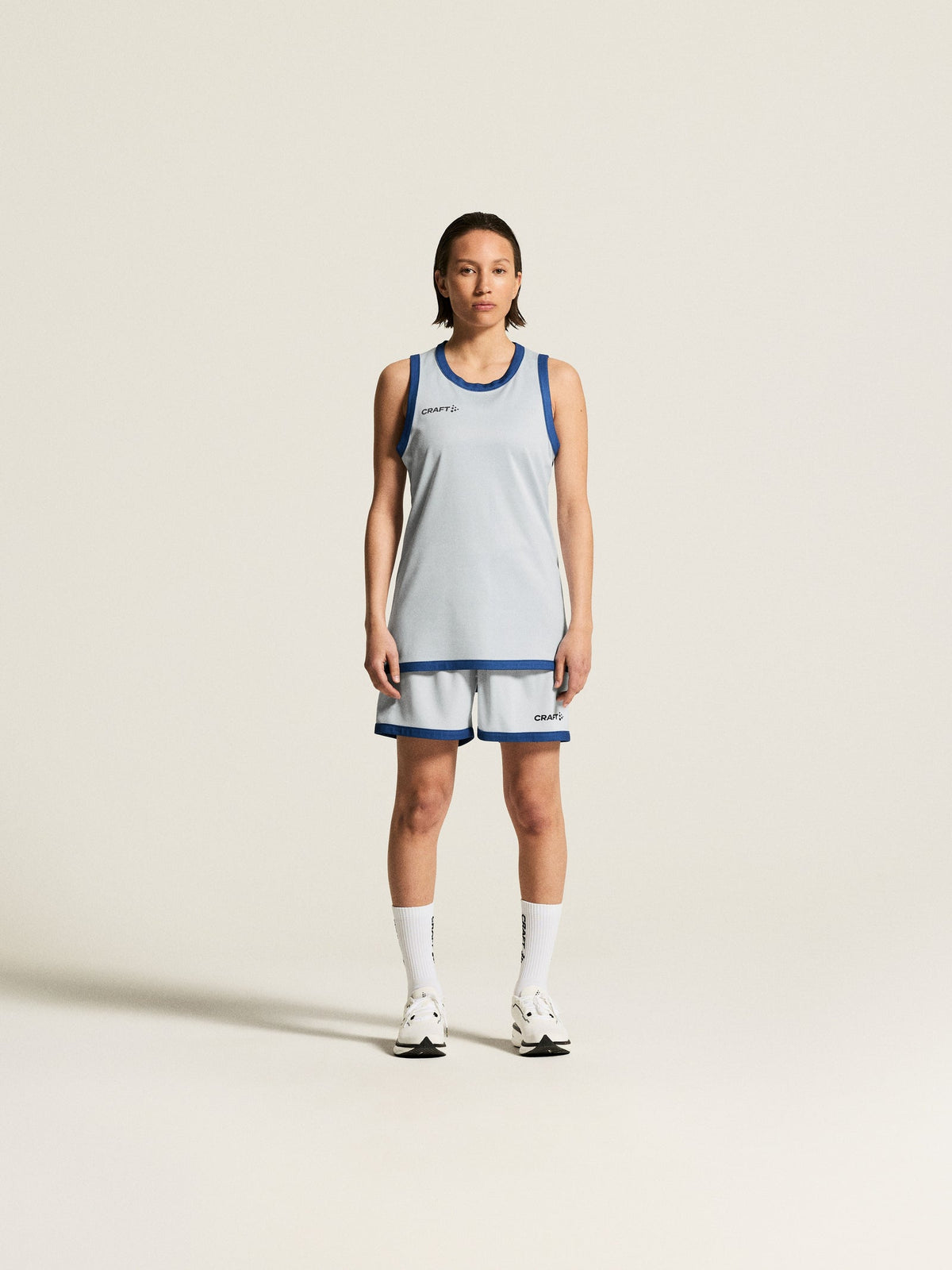 Craft Basket 2.0 Reversible Shorts Damen in Kobaltblau/Weiss, Detailansicht