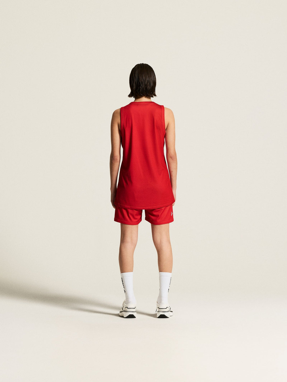Craft Basket 2.0 Reversible Shorts Damen in Rot/Weiss, Detailansicht