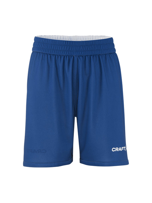 Craft Basket 2.0 Reversible Shorts Junior in Kobaltblau/Weiss, Vorderansicht