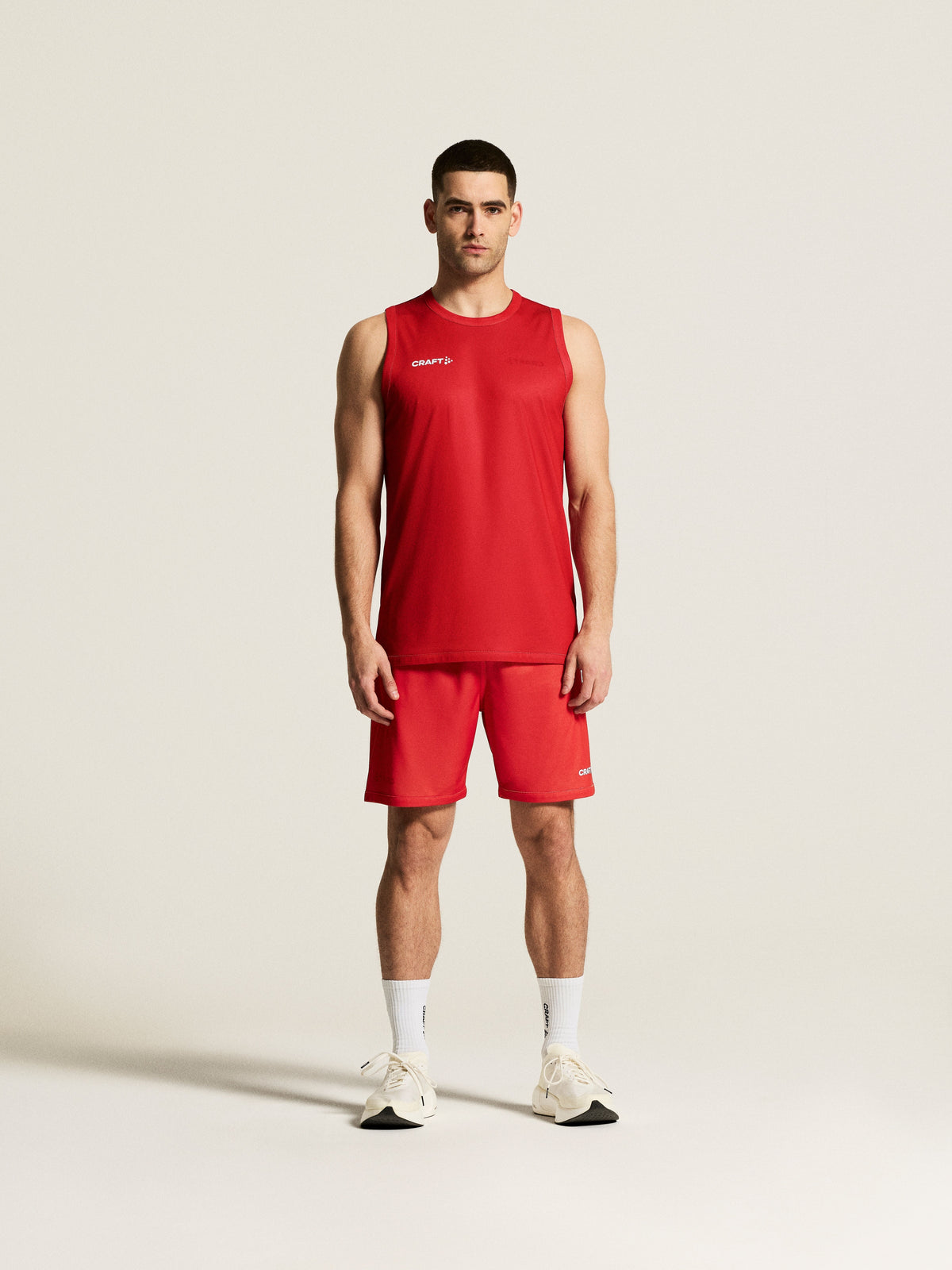 Craft Basket 2.0 Reversible Shorts Junior in Rot/Weiss, Detailansicht