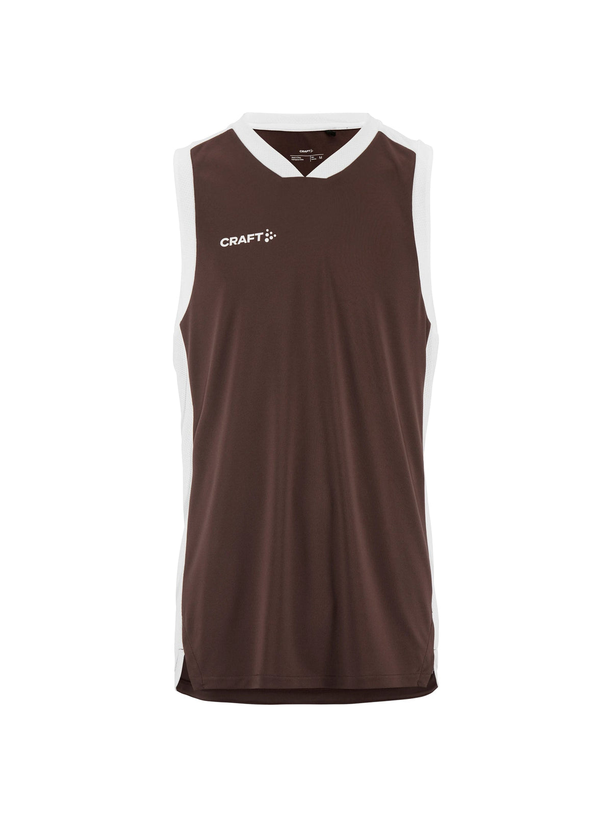 Craft Basket 2.0 Singlet Contrast Herren in Braun/Weiss, Vorderansicht
