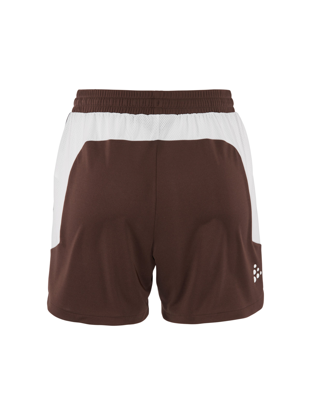 Craft Basket 2.0 Shorts Contrast Damen in Braun/Weiss, Rückansicht