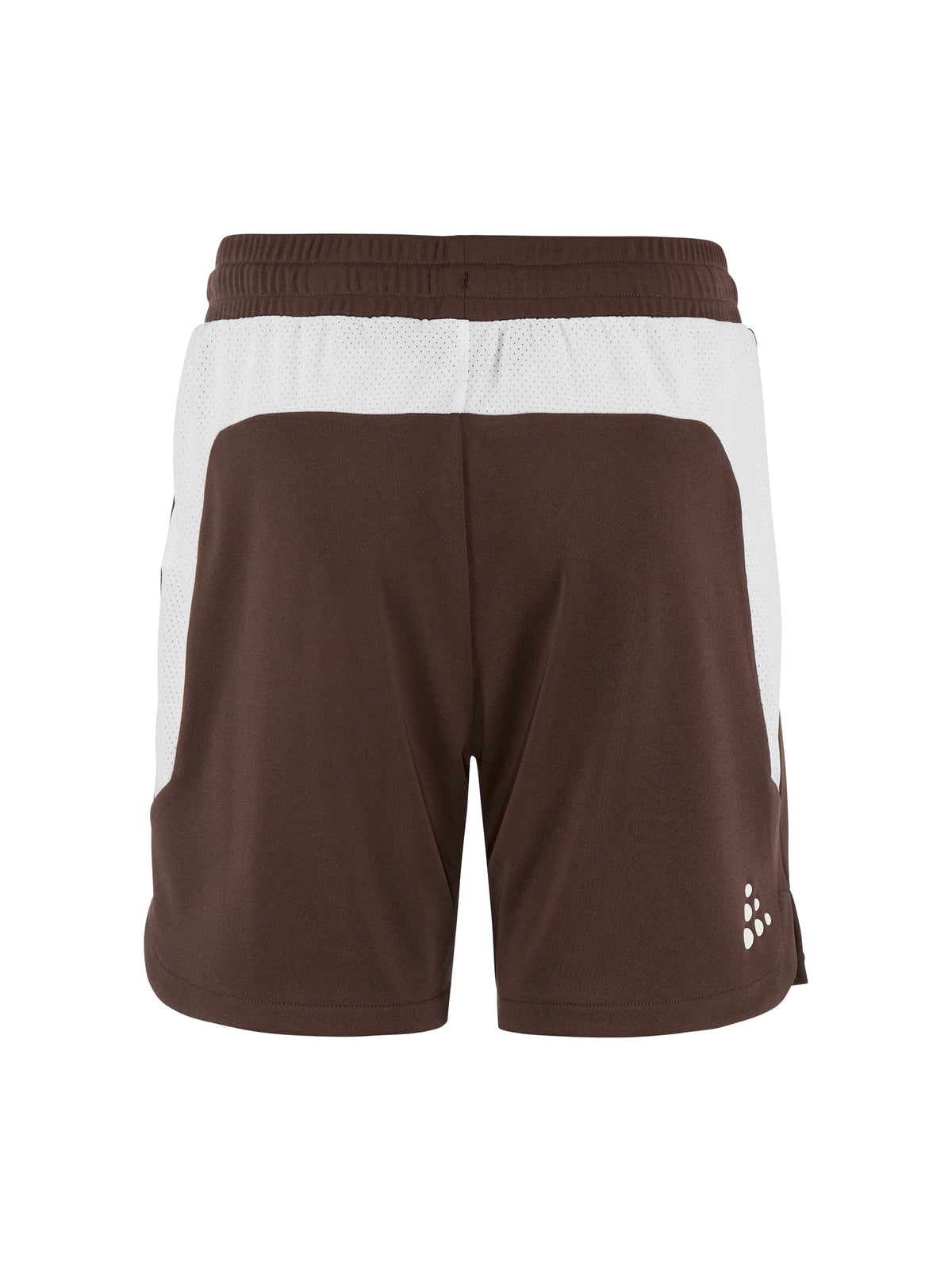 Craft Basket 2.0 Shorts Contrast Junior in Braun/Weiss, Rückansicht