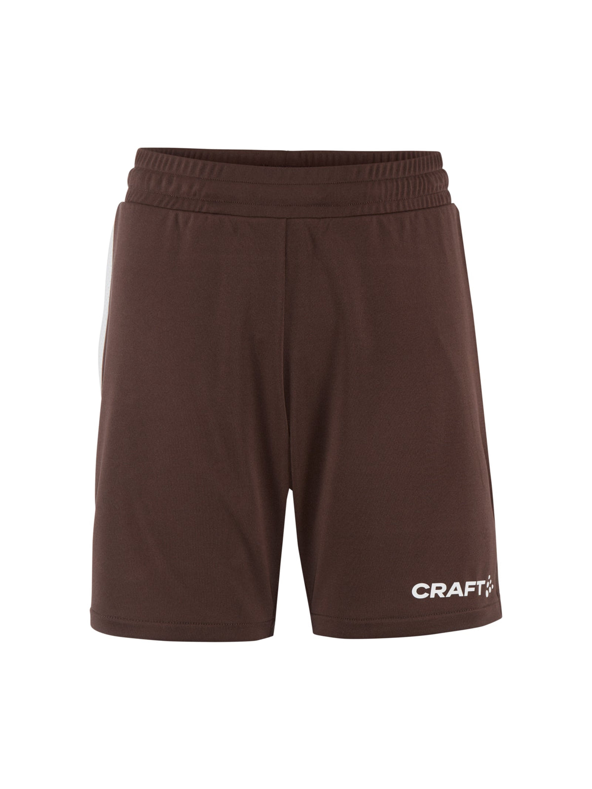 Craft Basket 2.0 Shorts Contrast Junior in Braun/Weiss, Vorderansicht