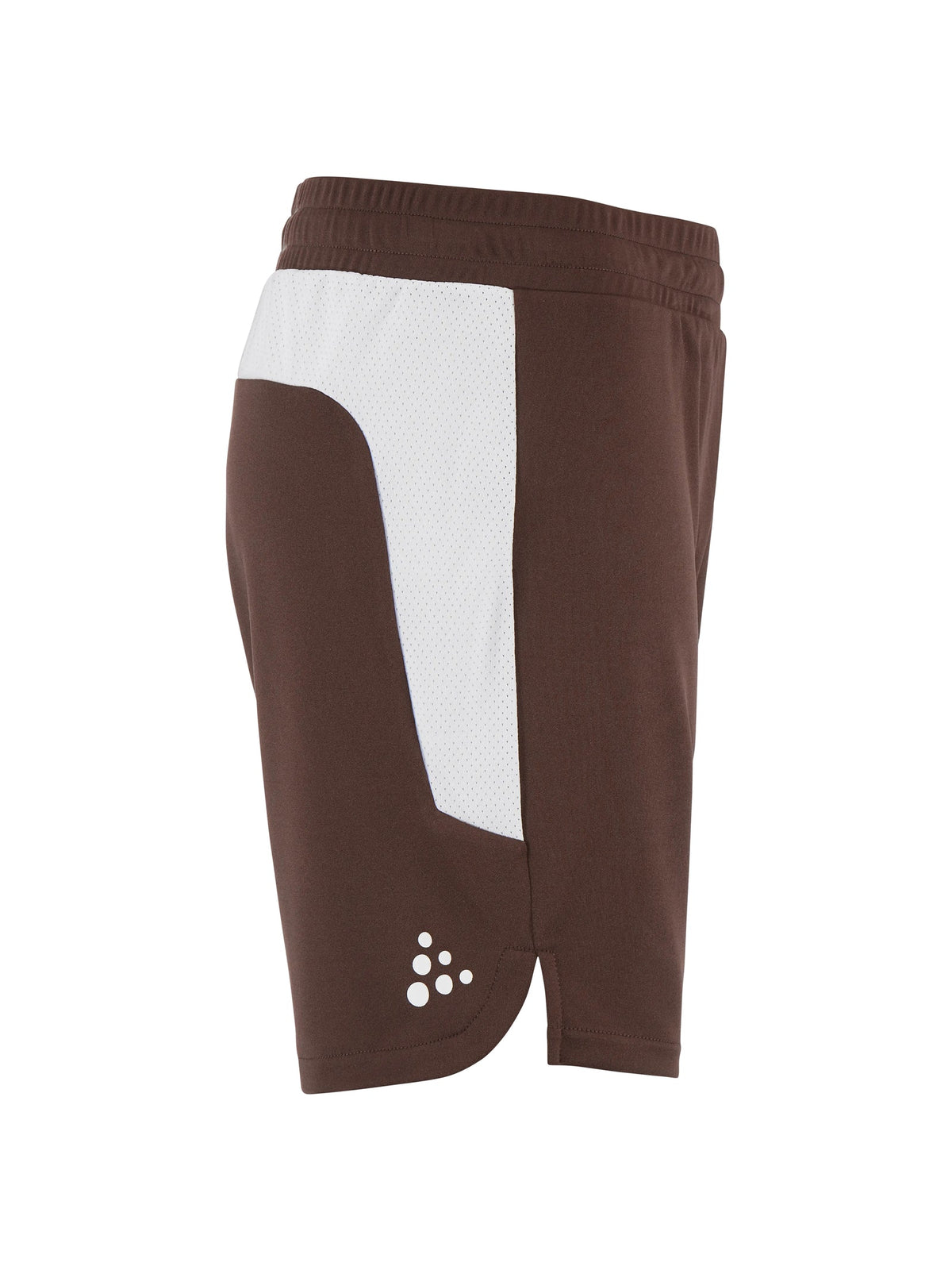 Craft Basket 2.0 Shorts Contrast Junior in Braun/Weiss, Seitenansicht rechts