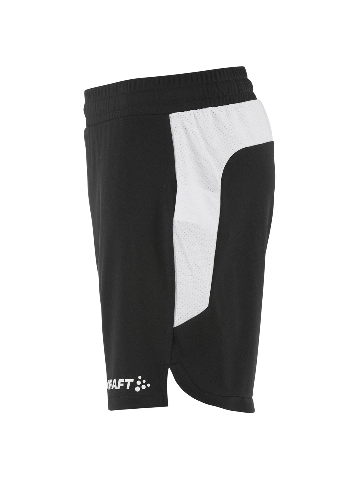 Craft Basket 2.0 Shorts Contrast Junior in Schwarz/Weiss, Seitenansicht links