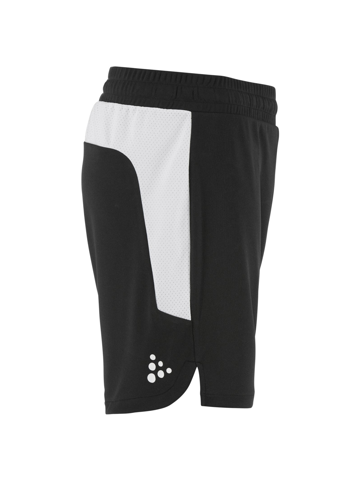 Craft Basket 2.0 Shorts Contrast Junior in Schwarz/Weiss, Seitenansicht rechts
