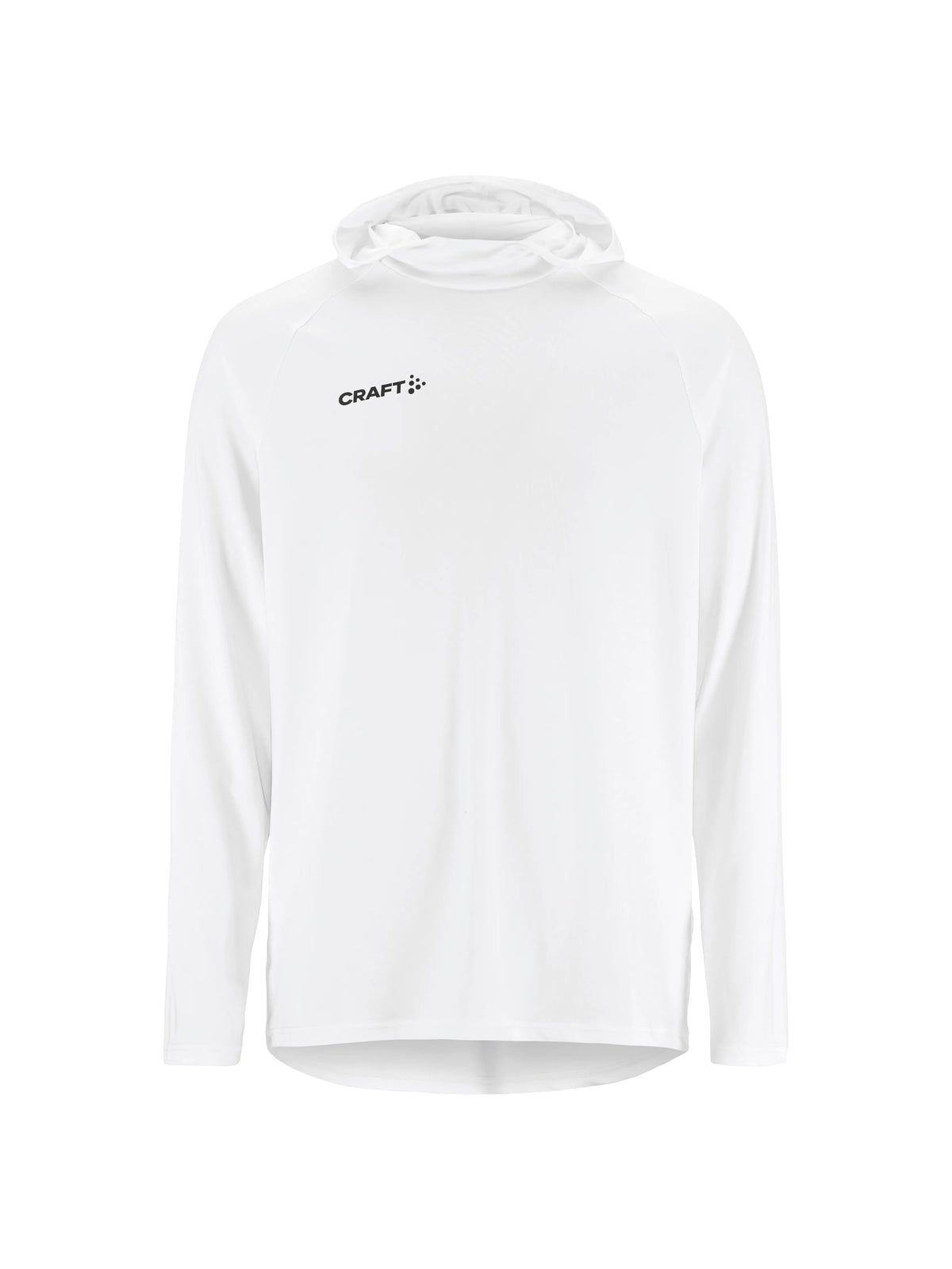 Craft Ability Long Sleeve Hood Herren in Weiss, Vorderansicht