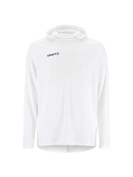 Craft Ability Long Sleeve Hood Herren in Weiss, Vorderansicht