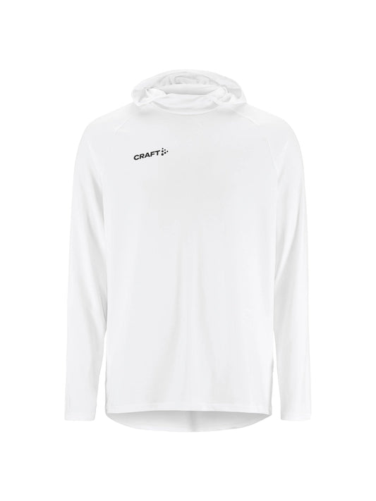 Craft Ability Long Sleeve Hood Herren in Weiss, Vorderansicht