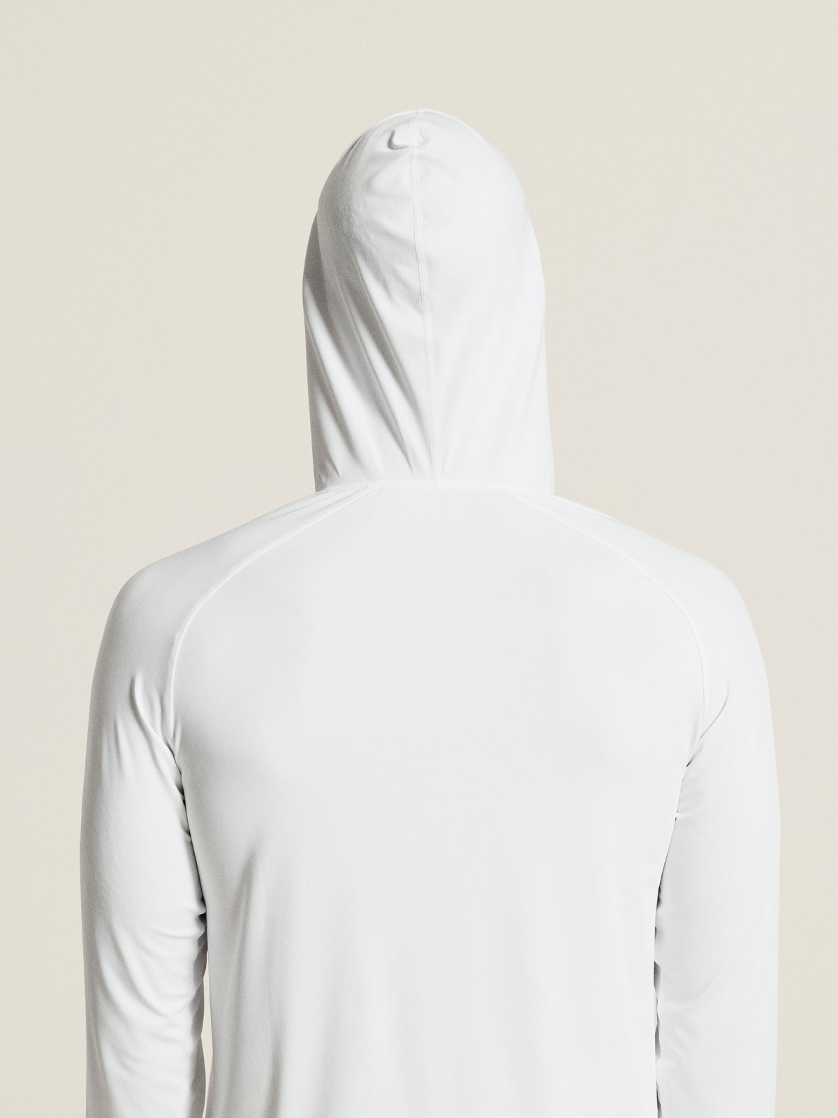Craft Ability Long Sleeve Hood Herren in Weiss, Detailansicht