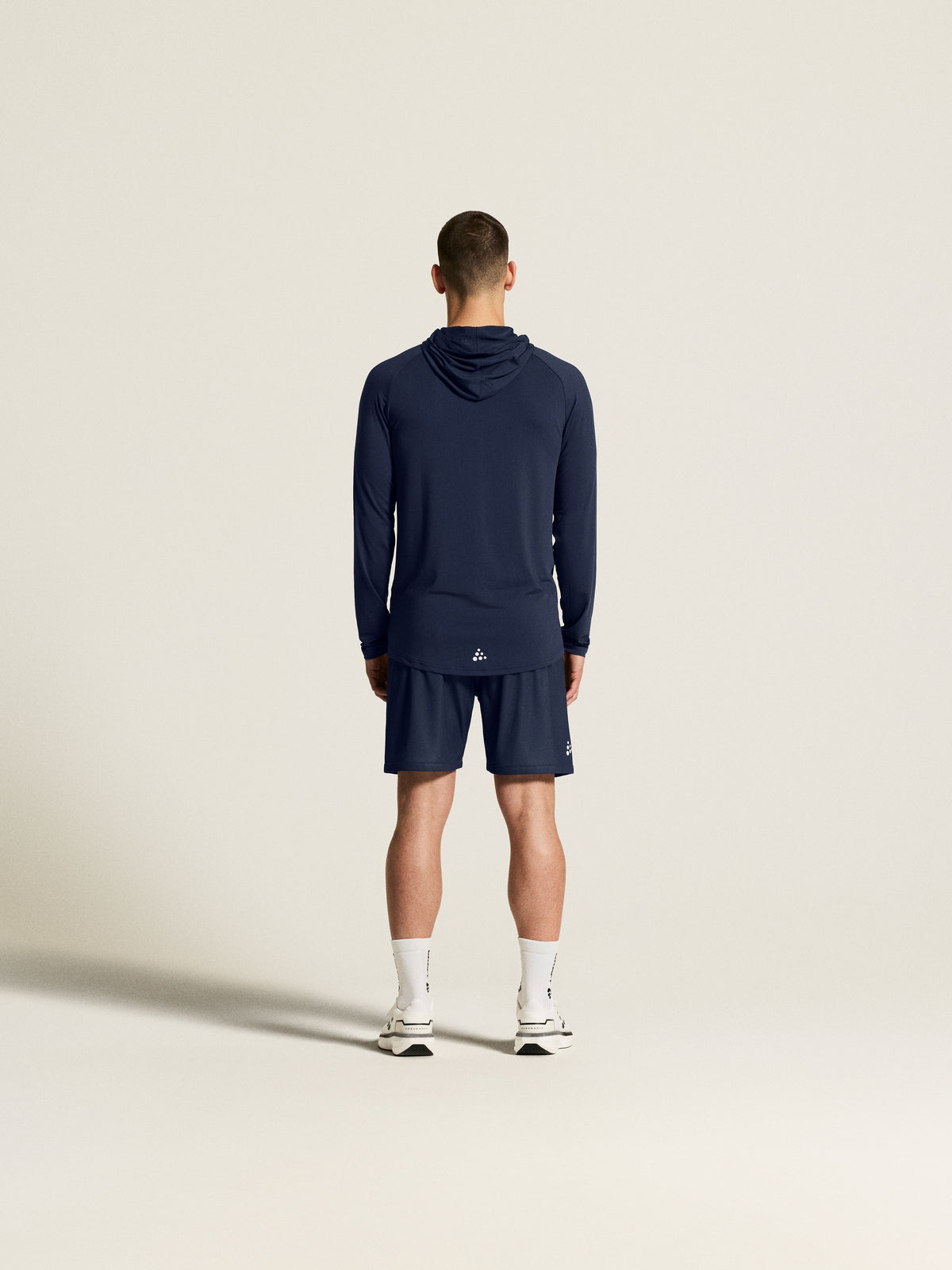 Craft Ability Long Sleeve Hood Herren in Navy, Detailansicht
