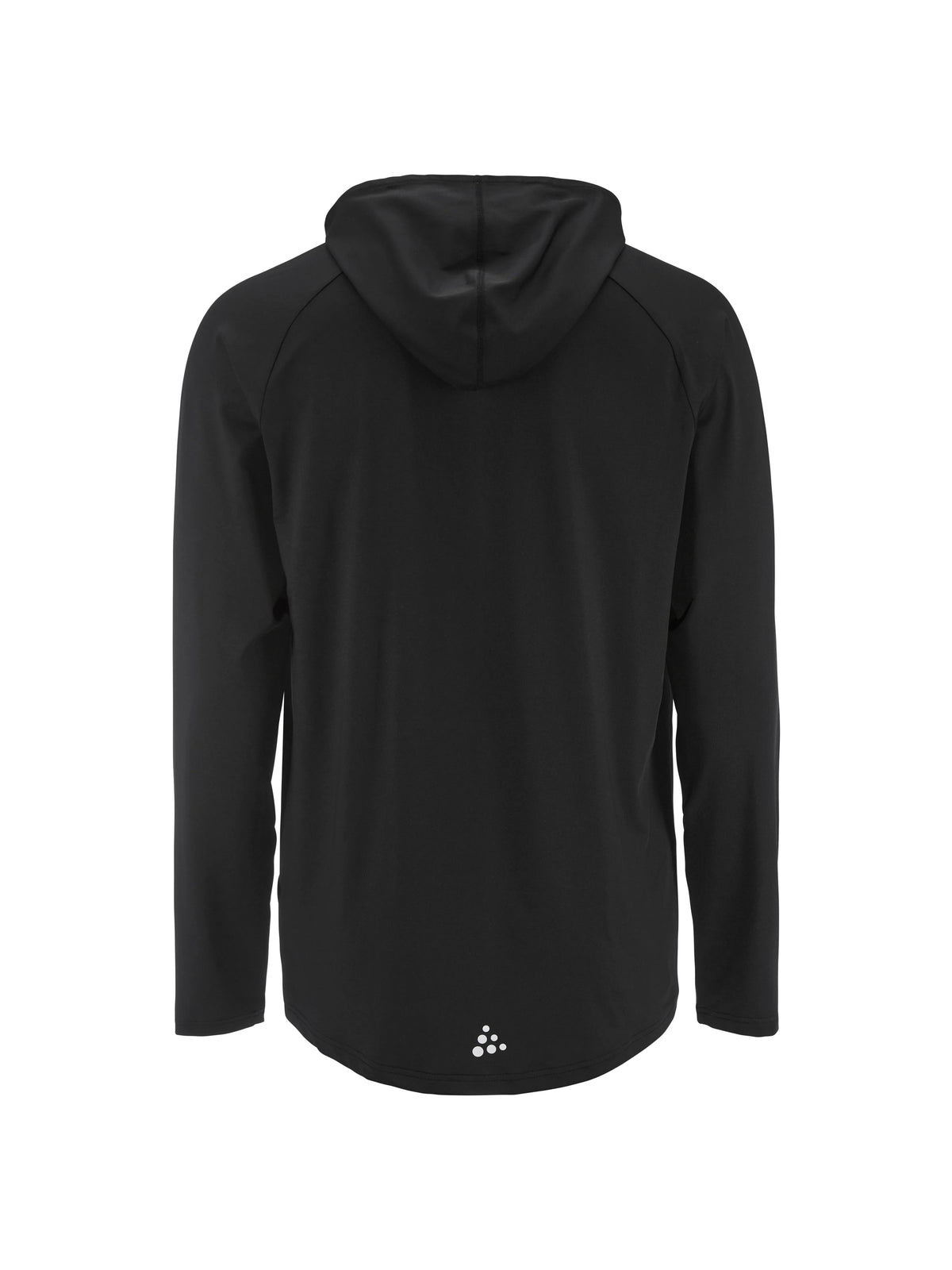 Craft Ability Long Sleeve Hood Herren in Schwarz, Rückansicht
