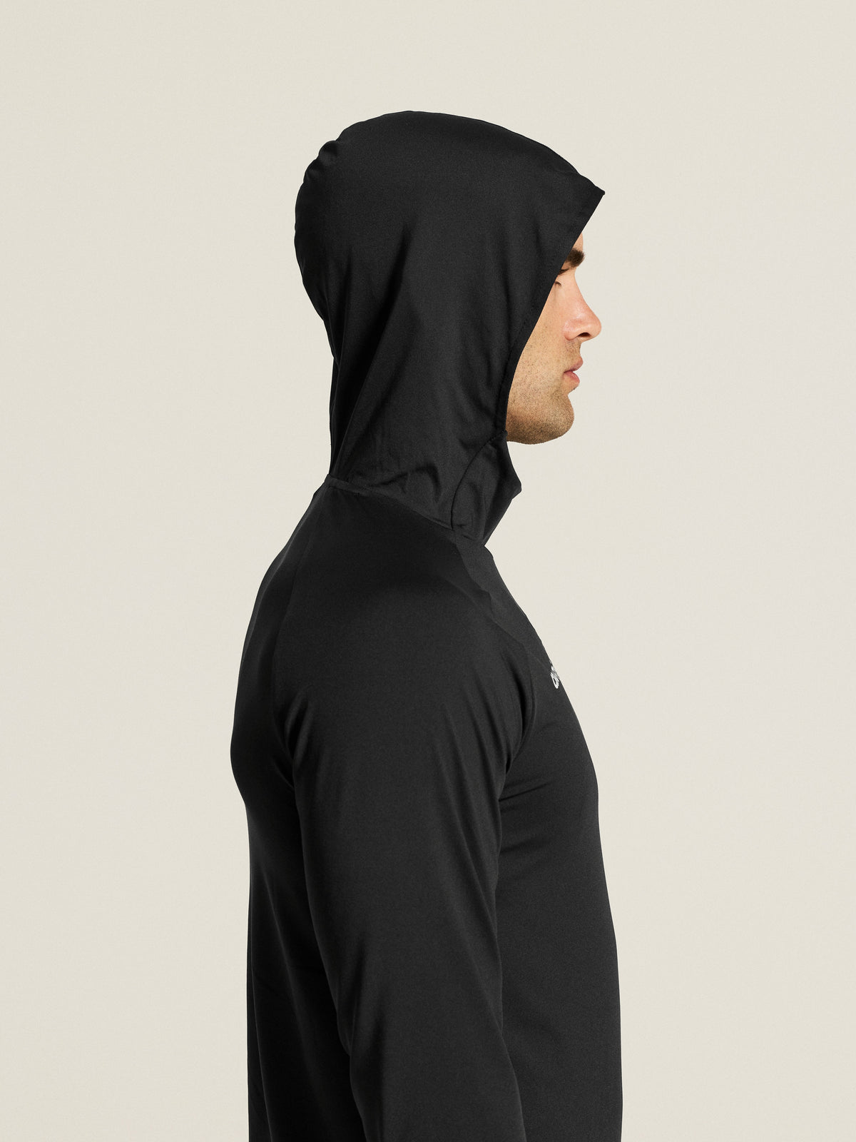 Craft Ability Long Sleeve Hood Herren in Schwarz, Detailansicht