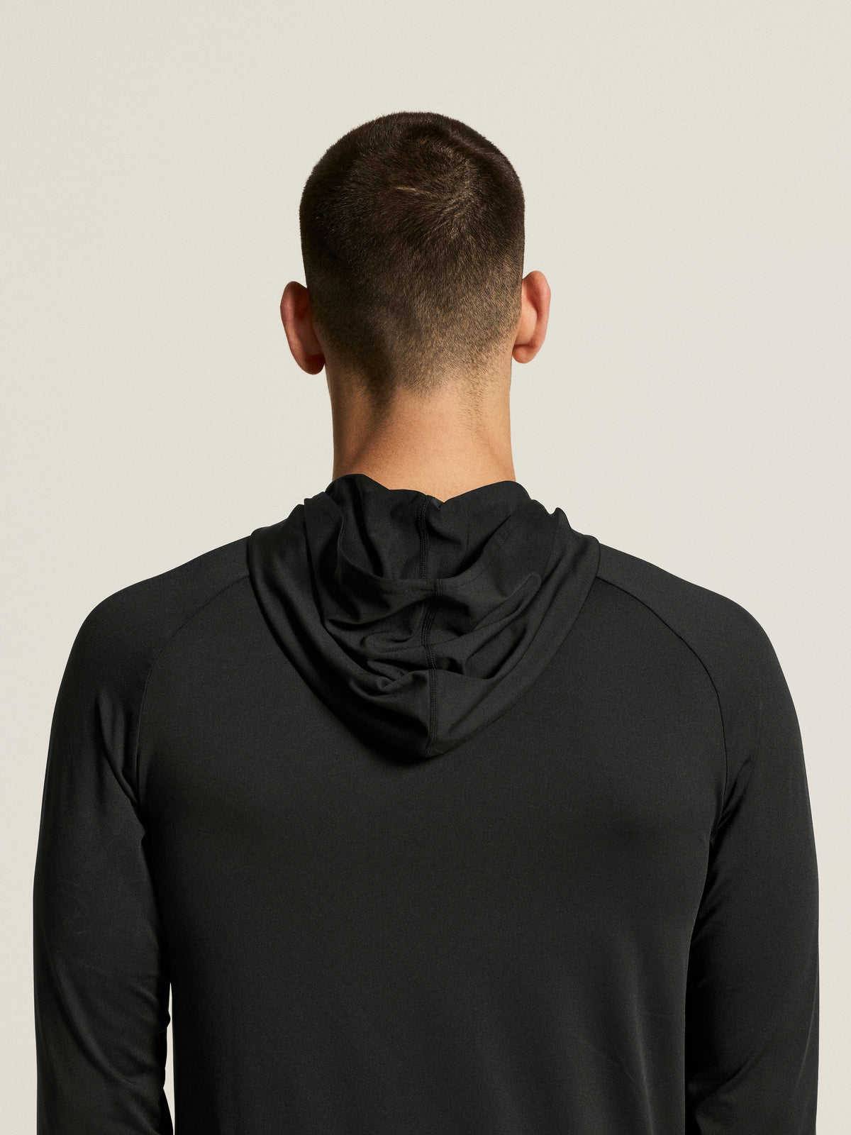Craft Ability Long Sleeve Hood Herren in Schwarz, Detailansicht