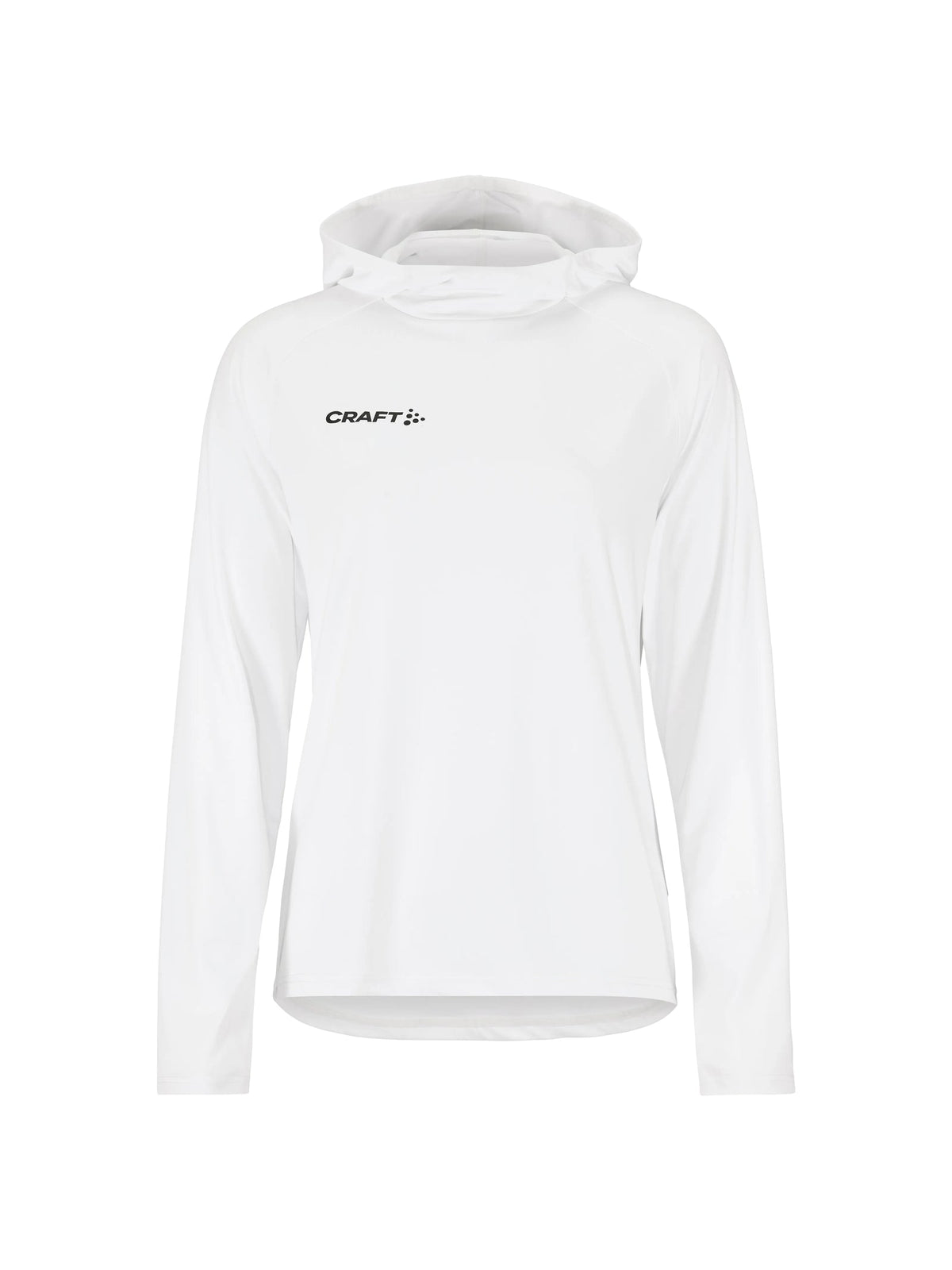 Craft Ability Long Sleeve Hood Damen in Weiss, Vorderansicht