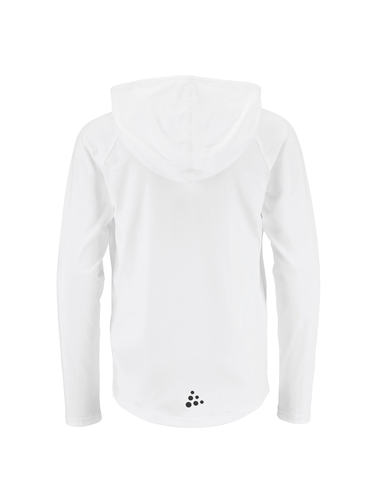 Craft Ability Long Sleeve Hood Junior in Weiss, Rückansicht