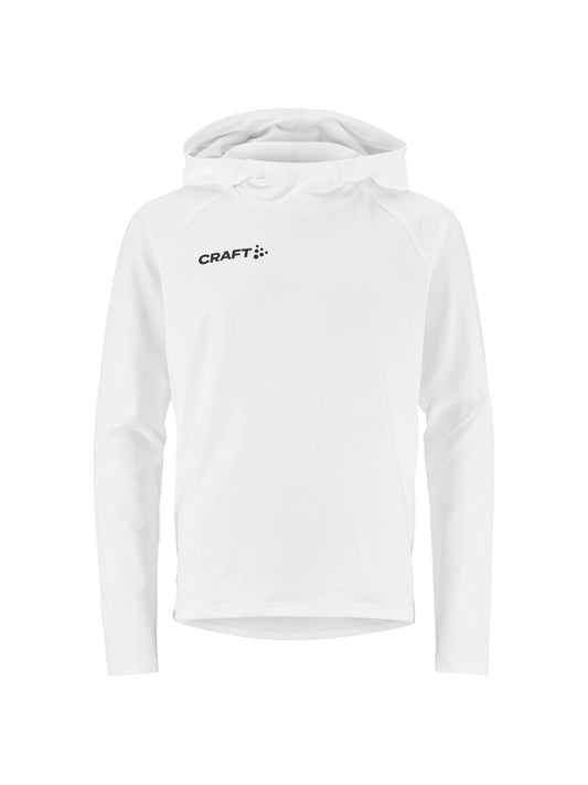 Craft Ability Long Sleeve Hood Junior in Weiss, Vorderansicht