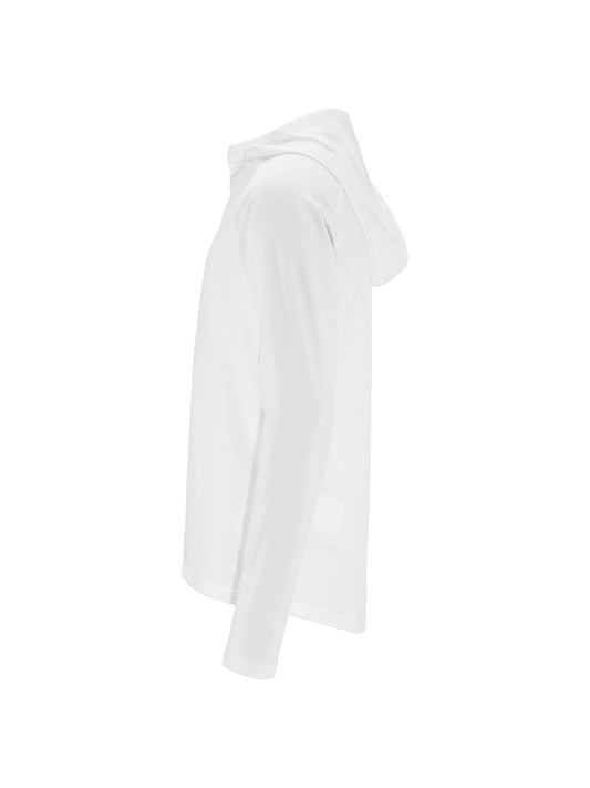 Craft Ability Long Sleeve Hood Junior in Weiss, Seitenansicht links
